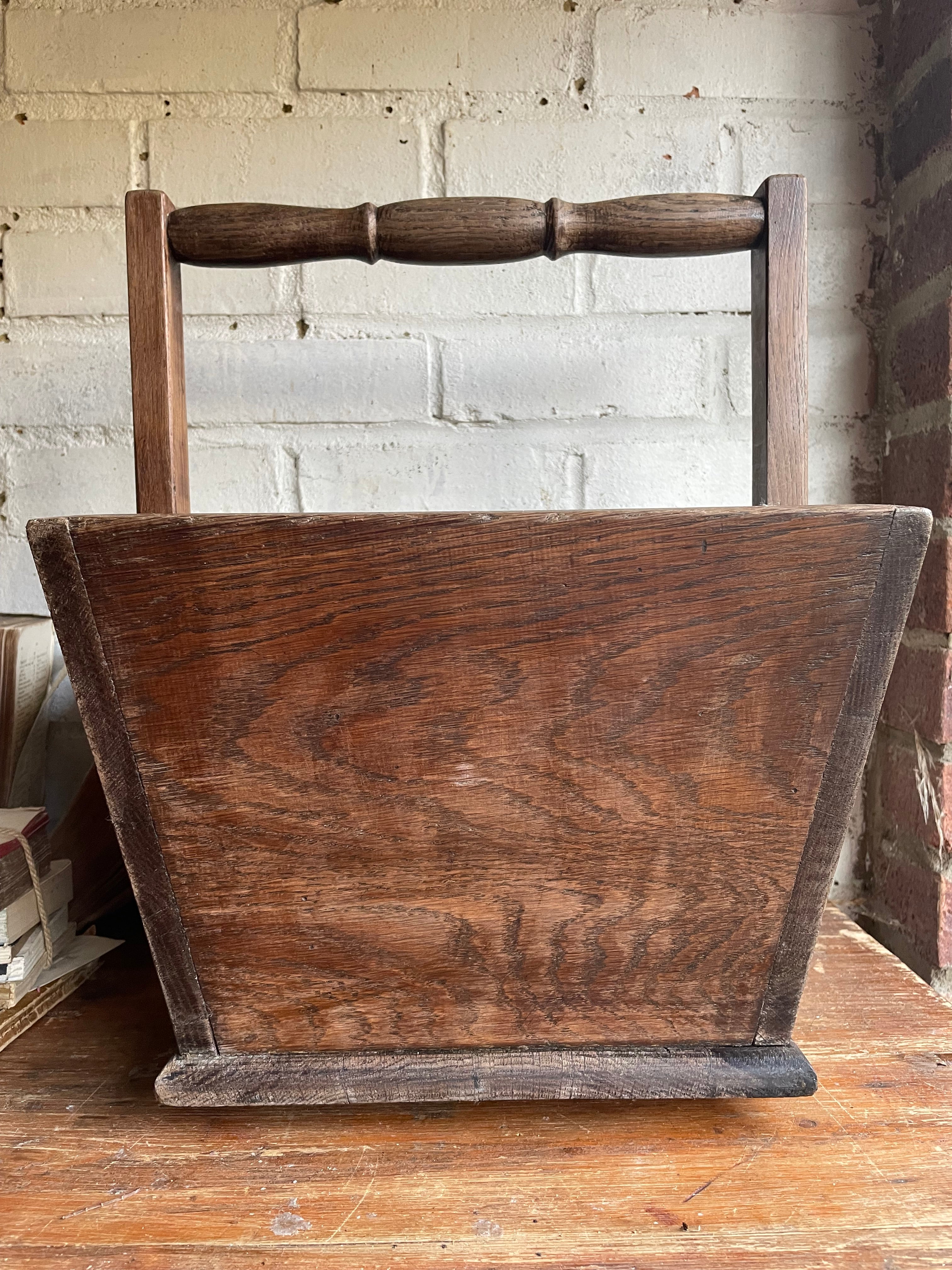Early 1900s Chinese Elm Rice Basket
