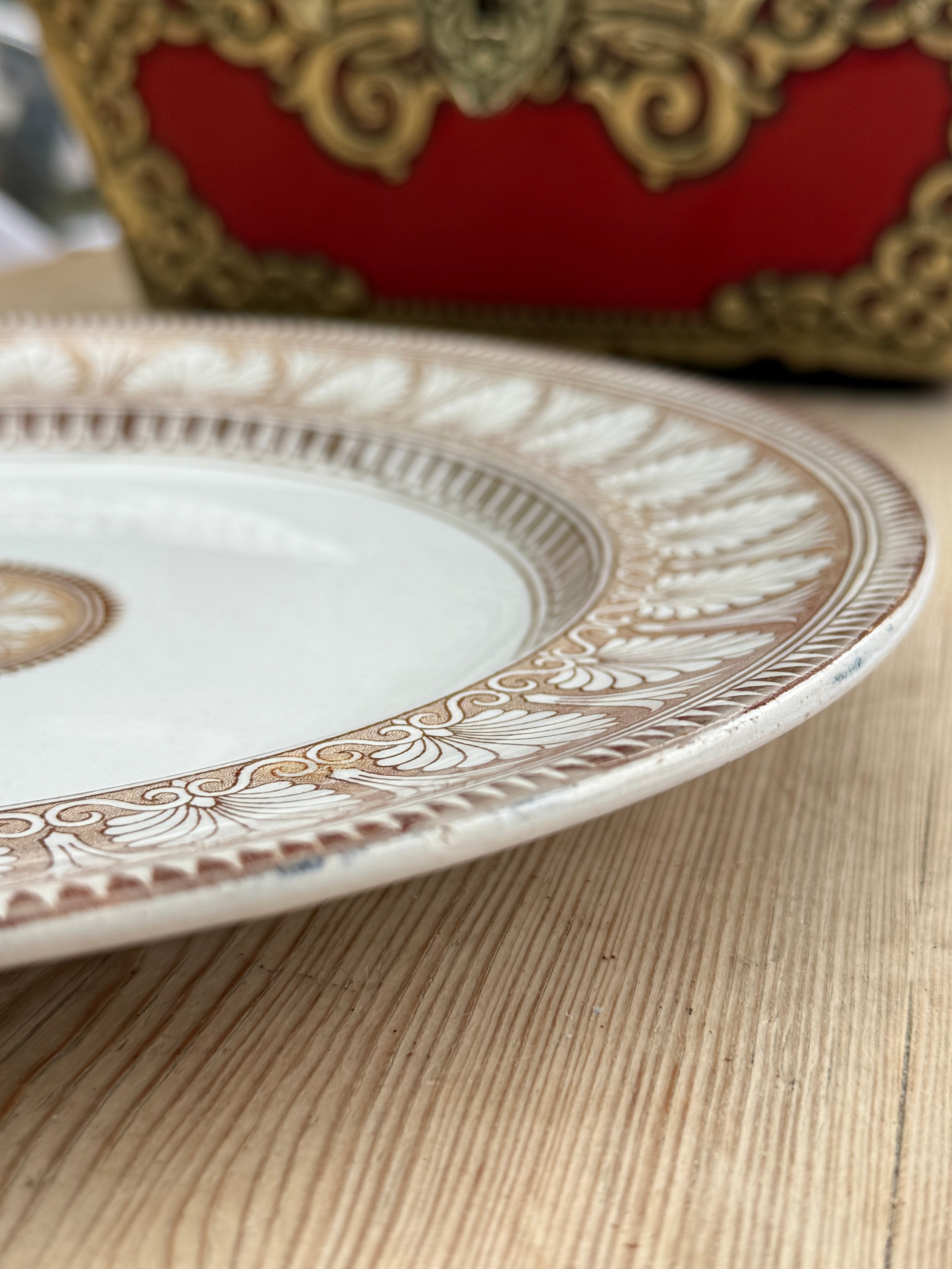 19th Century Copeland Spode Porcelain Transferware Plate