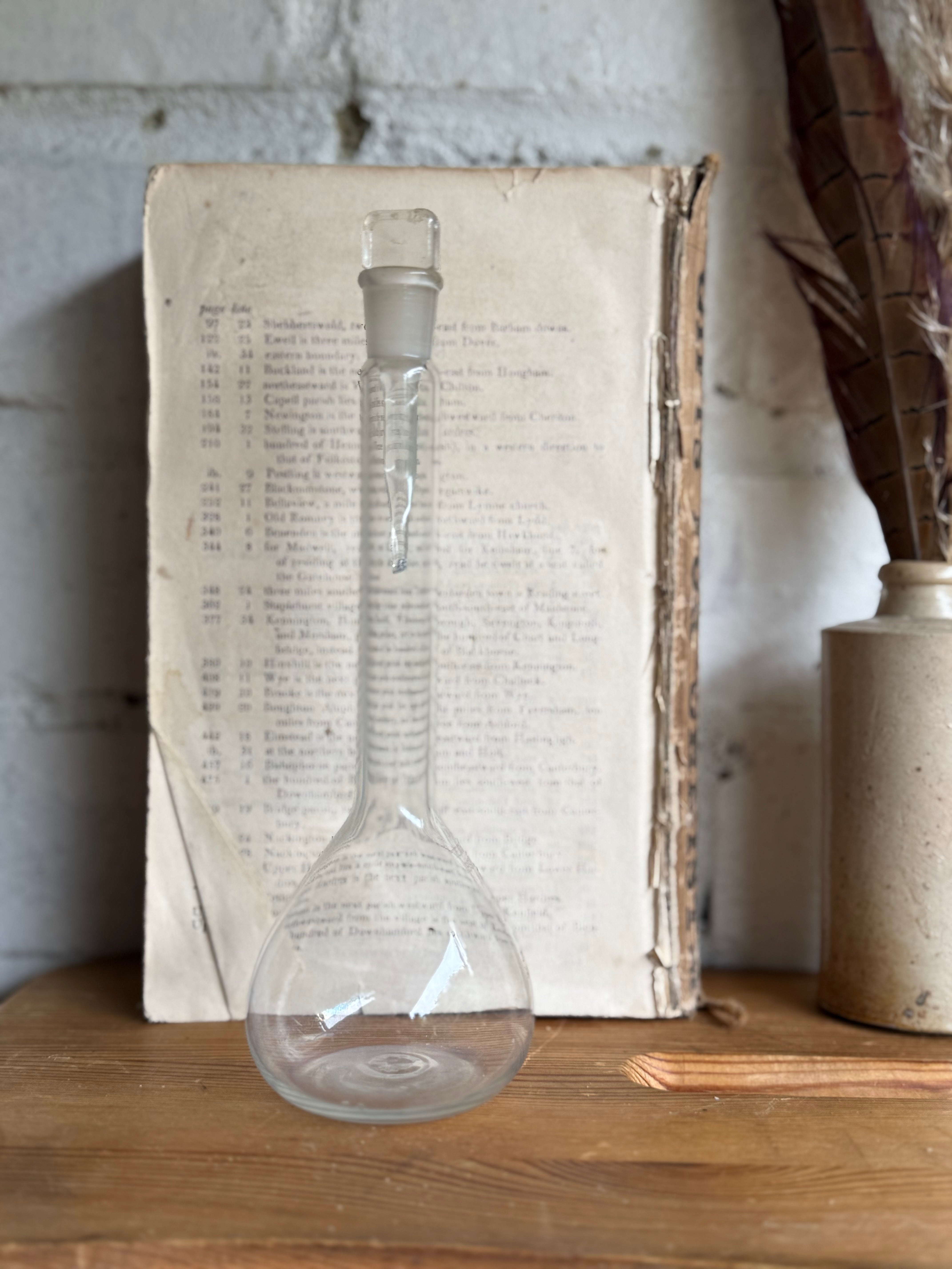 Tiny Early 20th Century Volumetric Flask