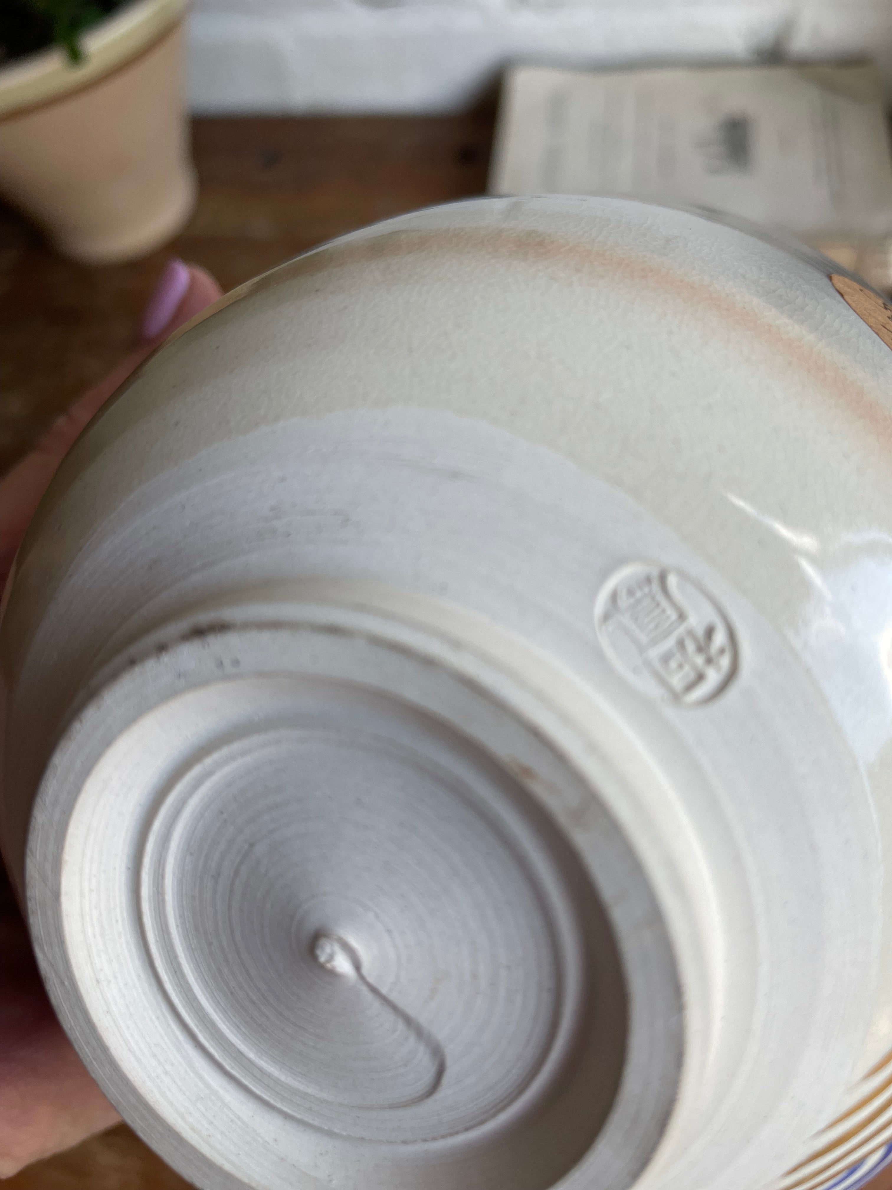 Vintage Japanese Pottery Tea Ceremony Bowl