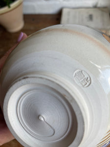 Vintage Japanese Pottery Tea Ceremony Bowl