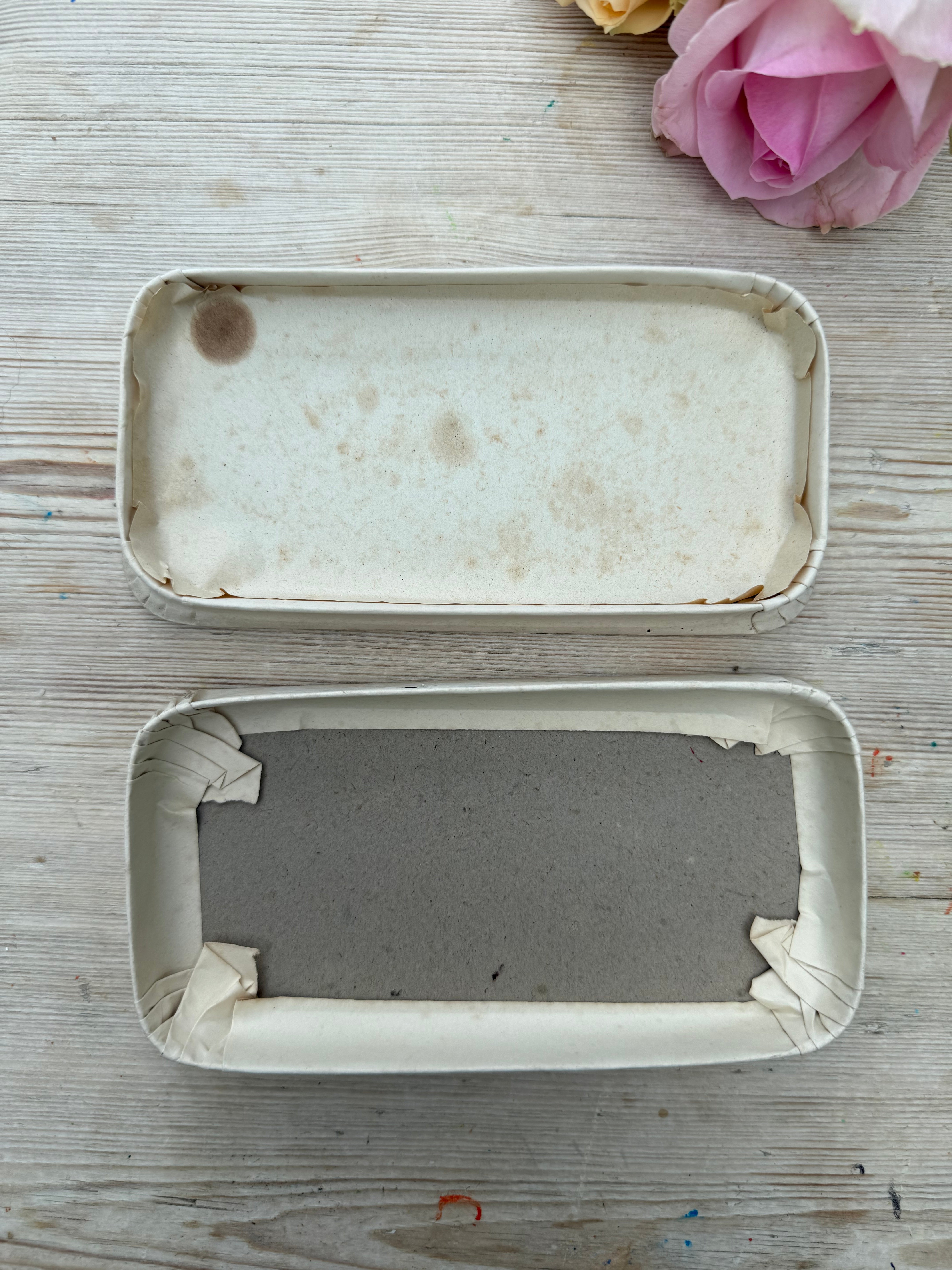 Antique French Baptism Paper Bonbon/ Chocolate Box circa 1900’s
