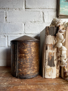 19th Century Bentwood Grain Measure Canister