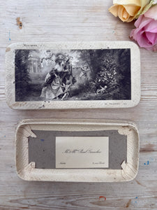 Antique French Baptism Paper Bonbon/ Chocolate Box circa 1900’s
