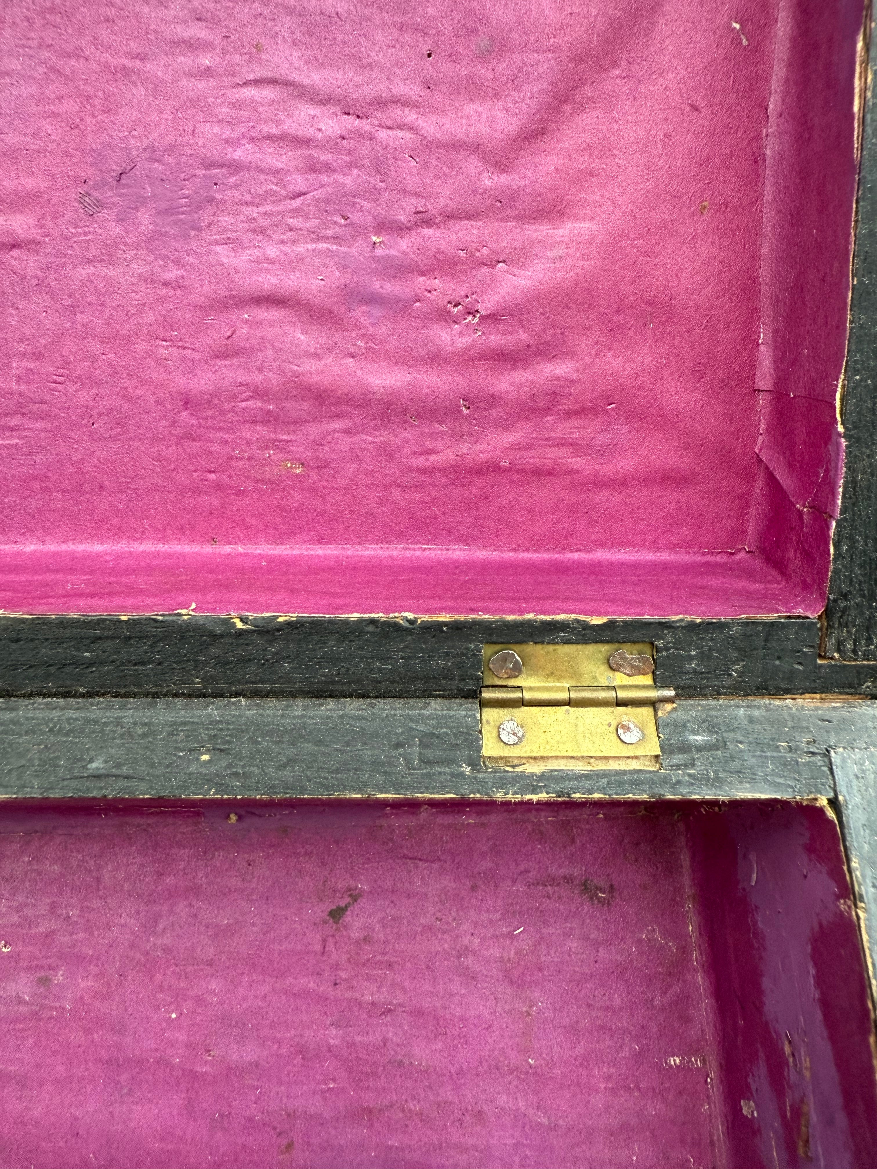 19th Century Handcrafted Sewing Box Circa 1880