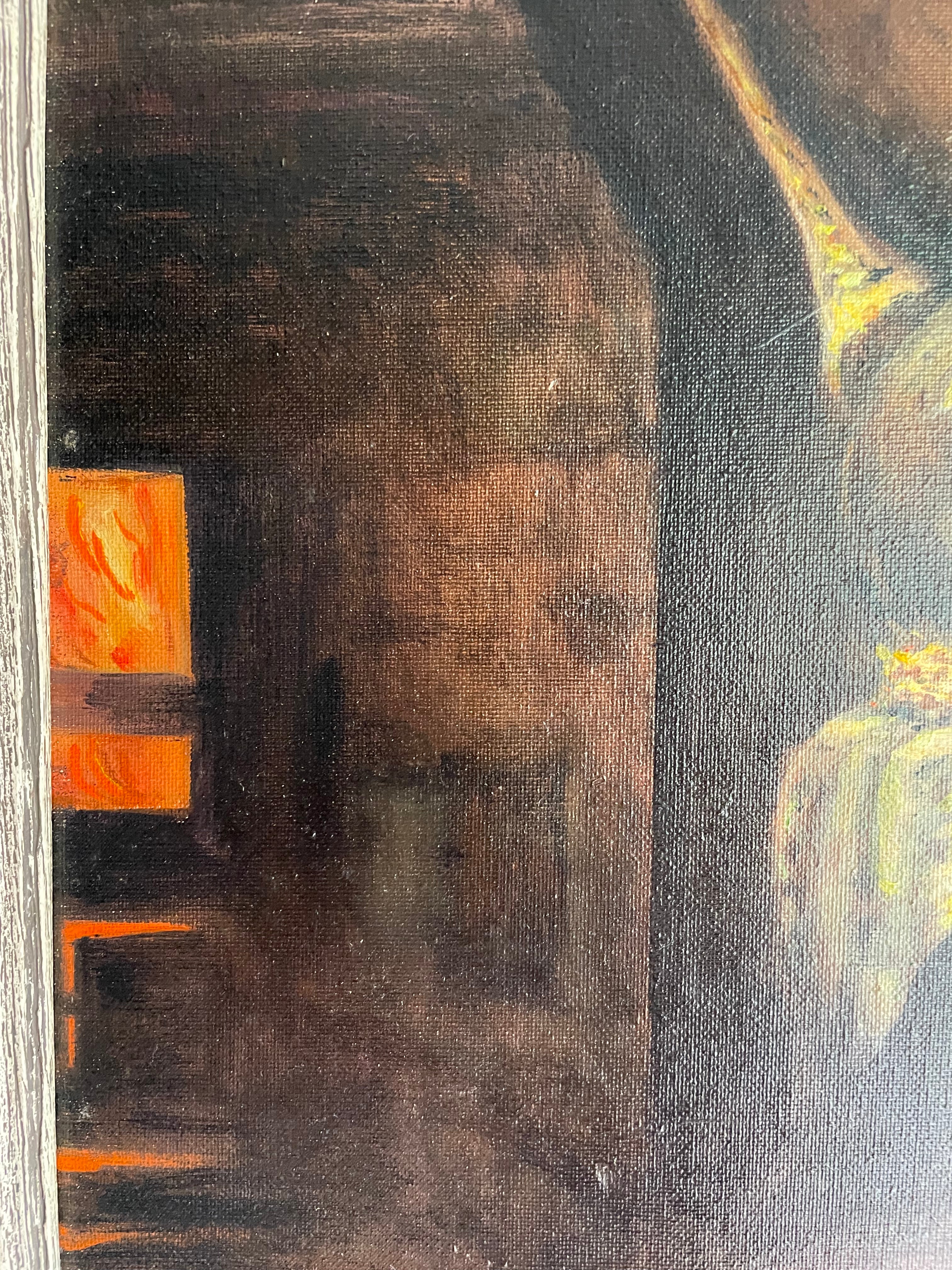 After Spritzweg “The Alchemist” - Oil on Canvas