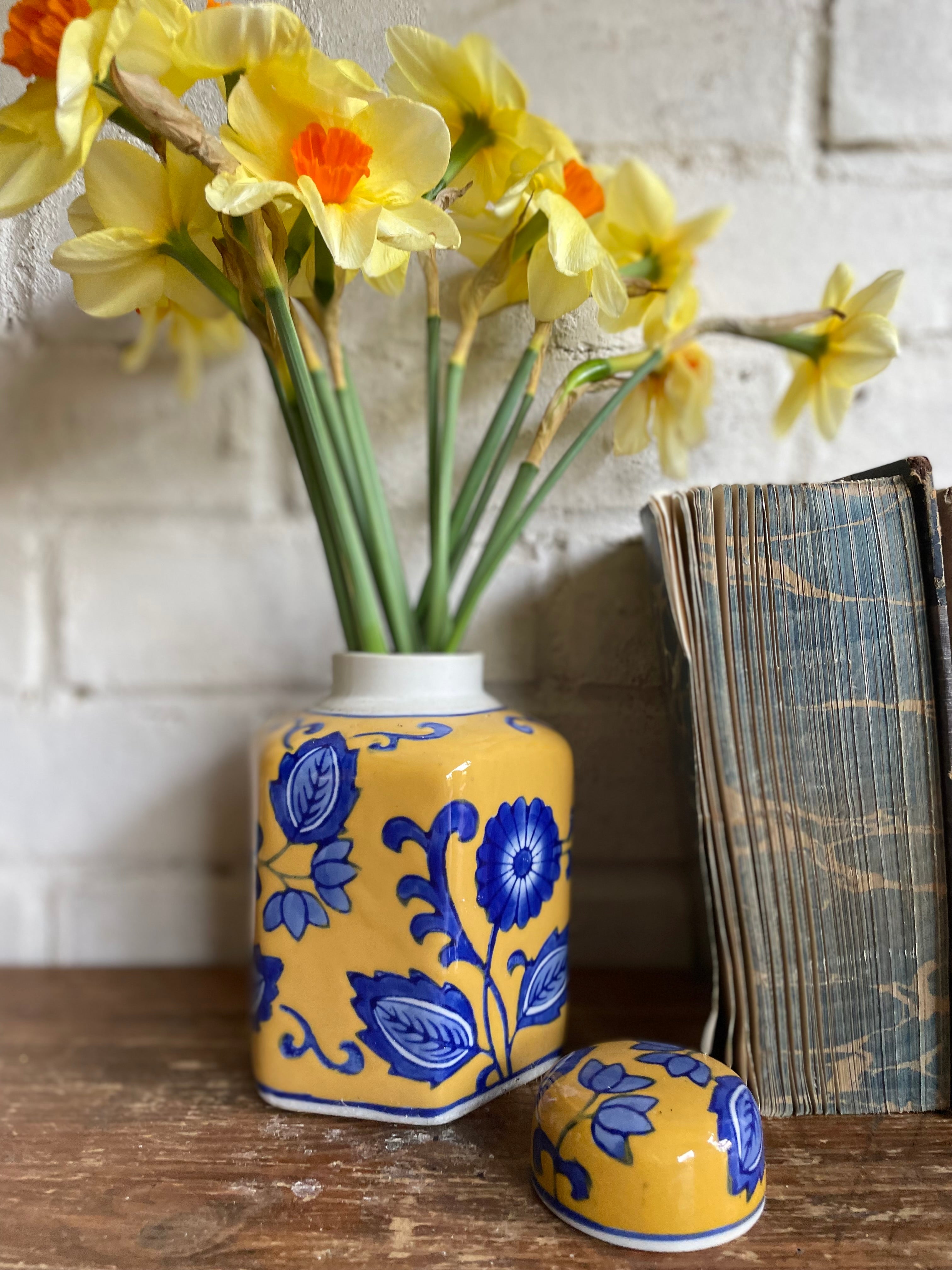 19th Century Floral Ginger Jar: Was £40 now £28 at checkout