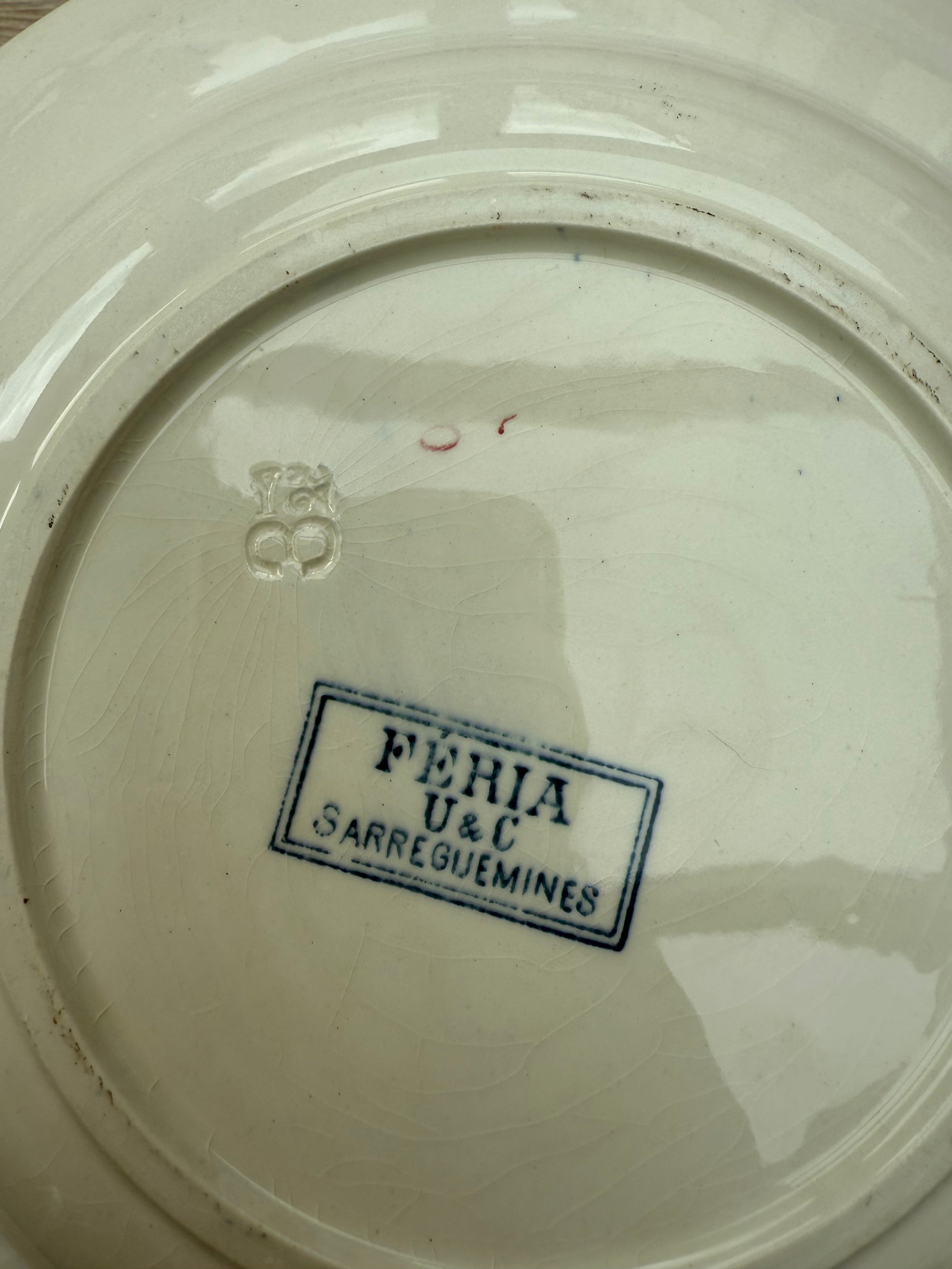 Early 20th Century French “Feria” Plate 1