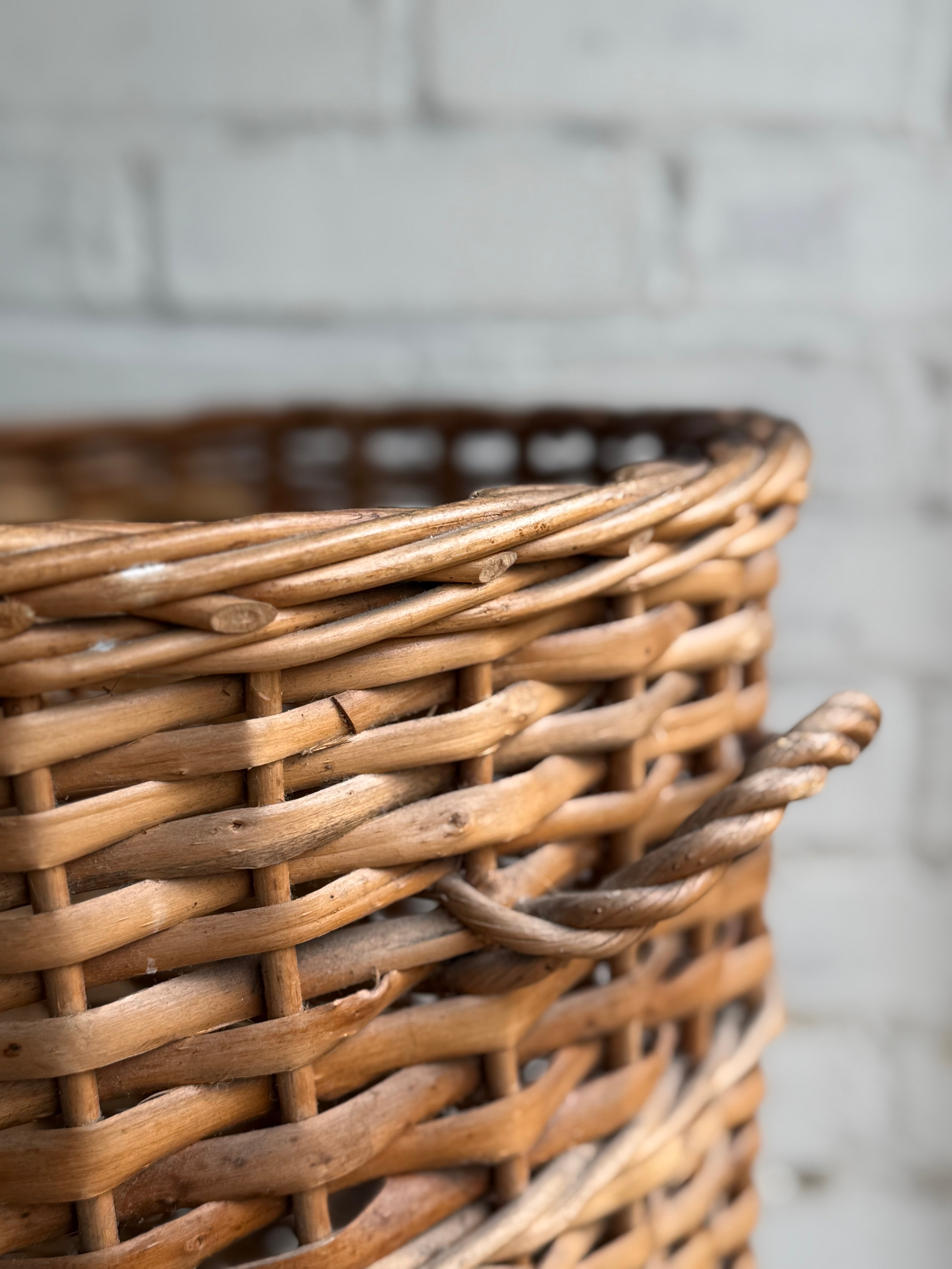 Tall Rattan Baguette Basket