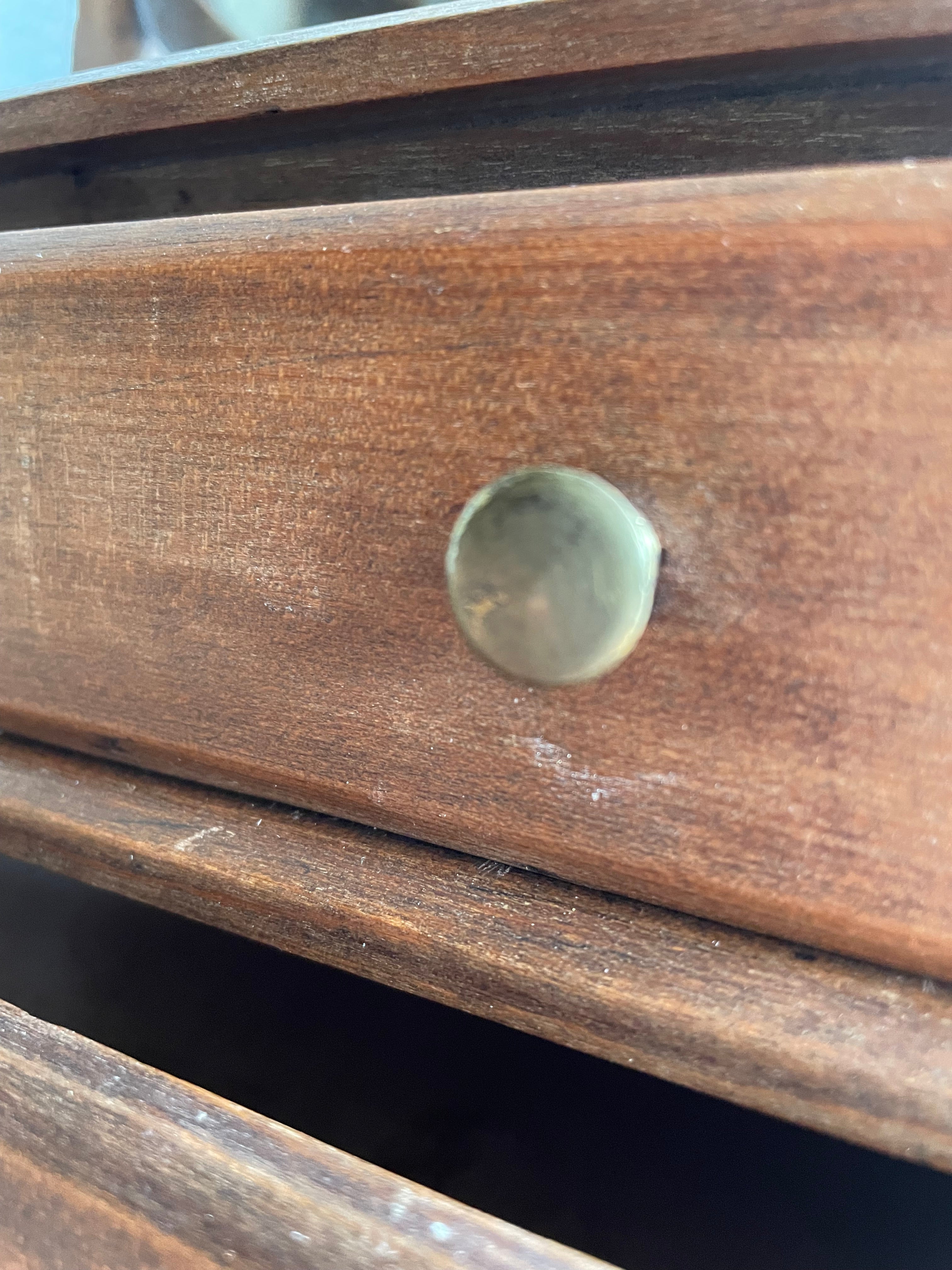 19th Century Apprentice Chest of Drawers with Swivel Mirror