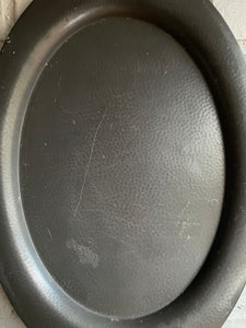 Antique Pewter Tray