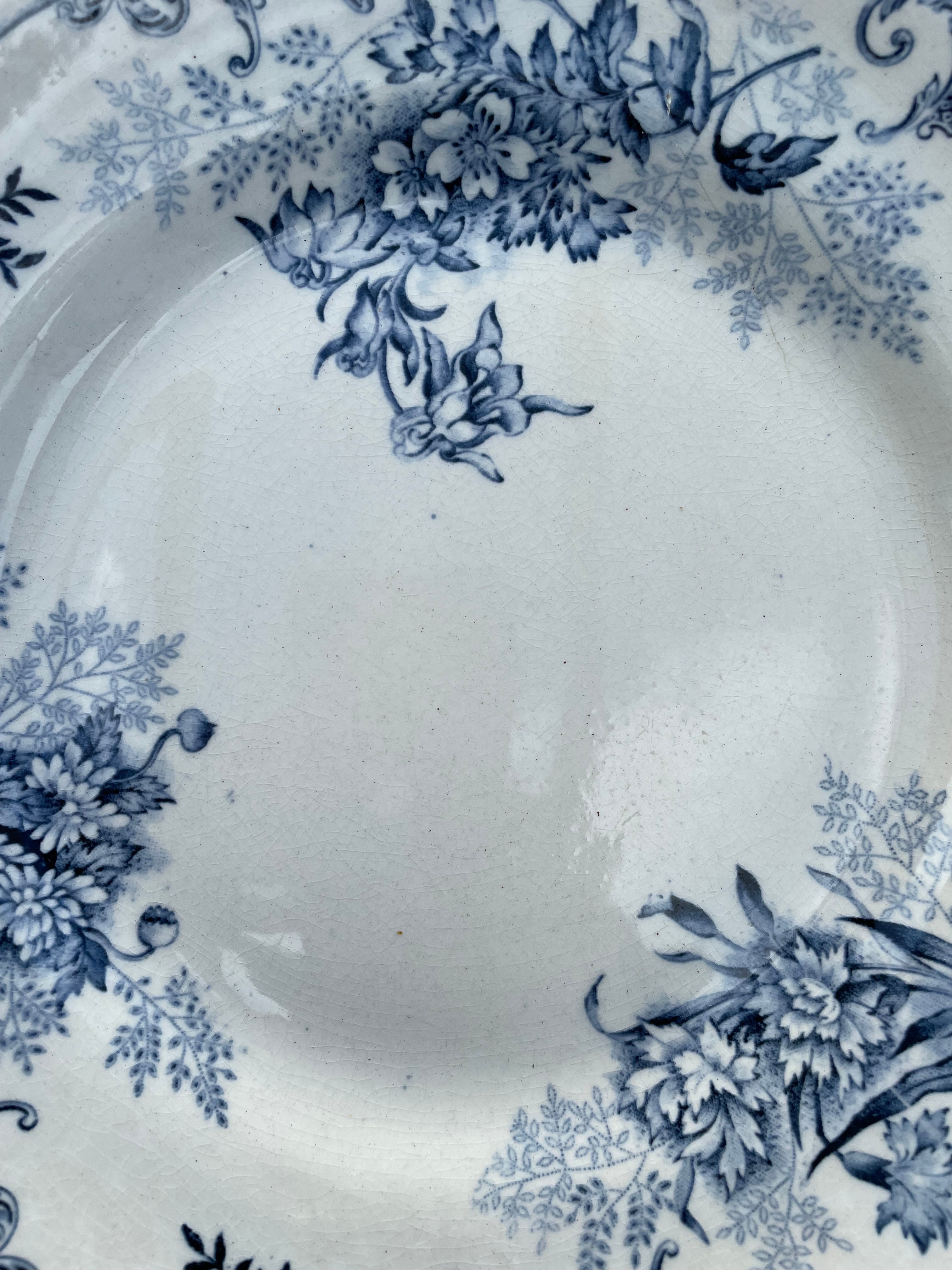 Antique  French “Hautin Boulenger & Cie ” Plate