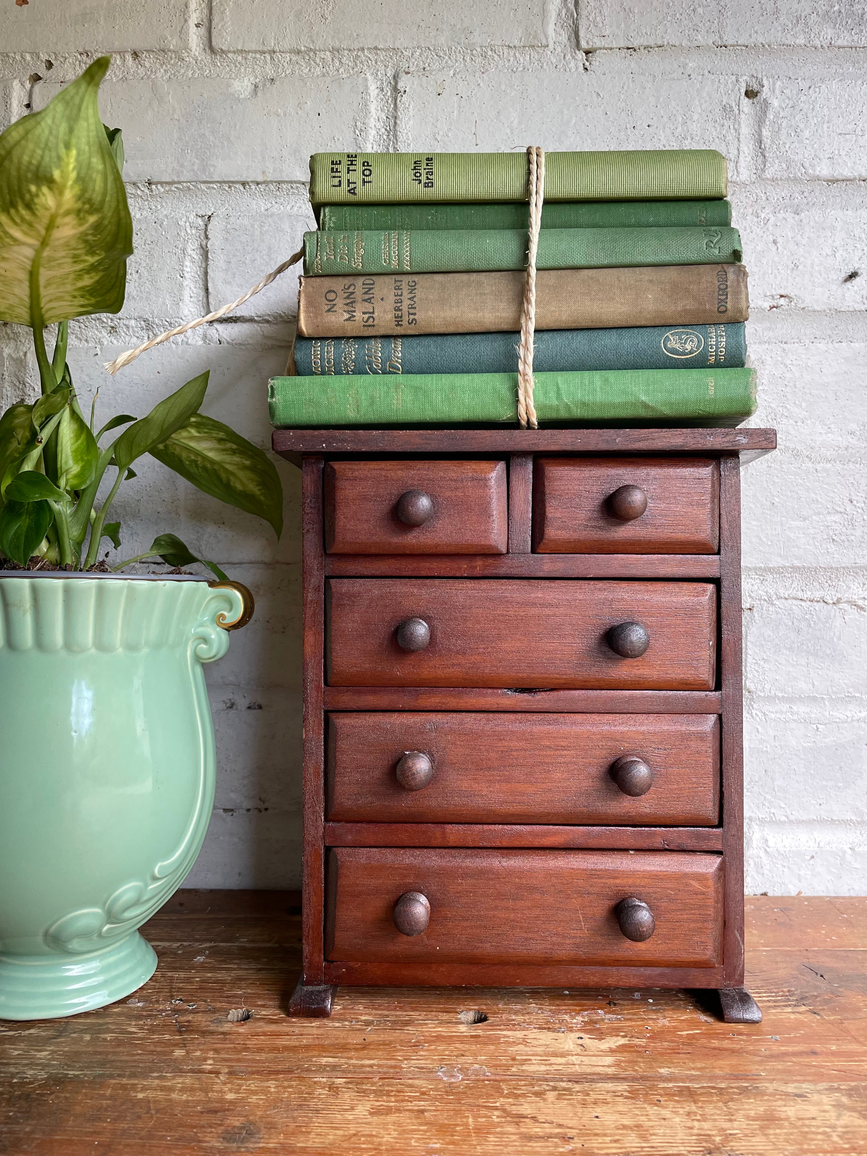 Small Antique Desktop Drawers