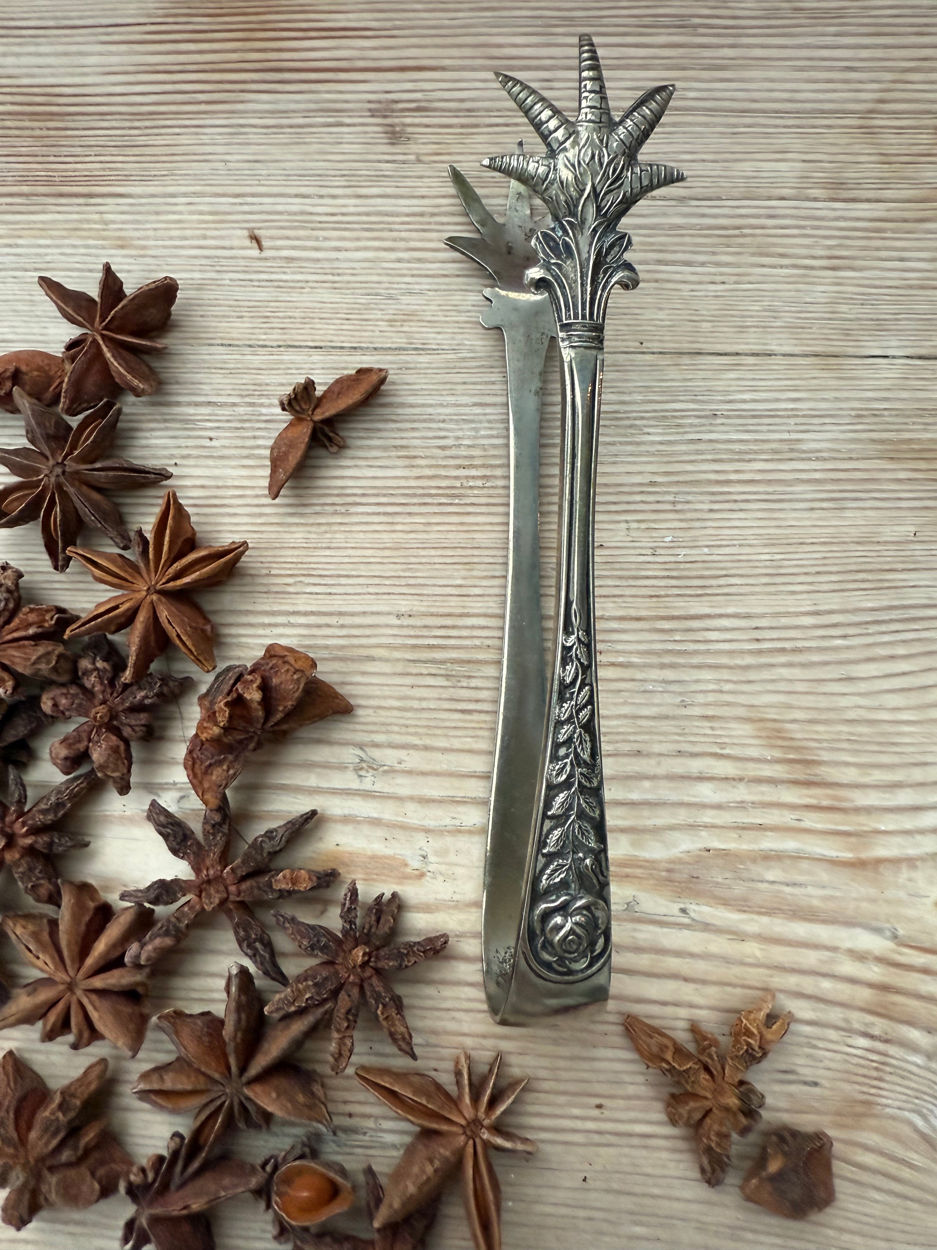 Circa 1937: George VI Coronation Silver Plated Sugar Tongs