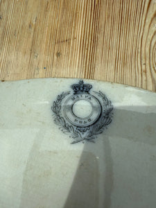 Large 19th Century Pinder, Bourne & Hope "Malva" Ironstone Platter