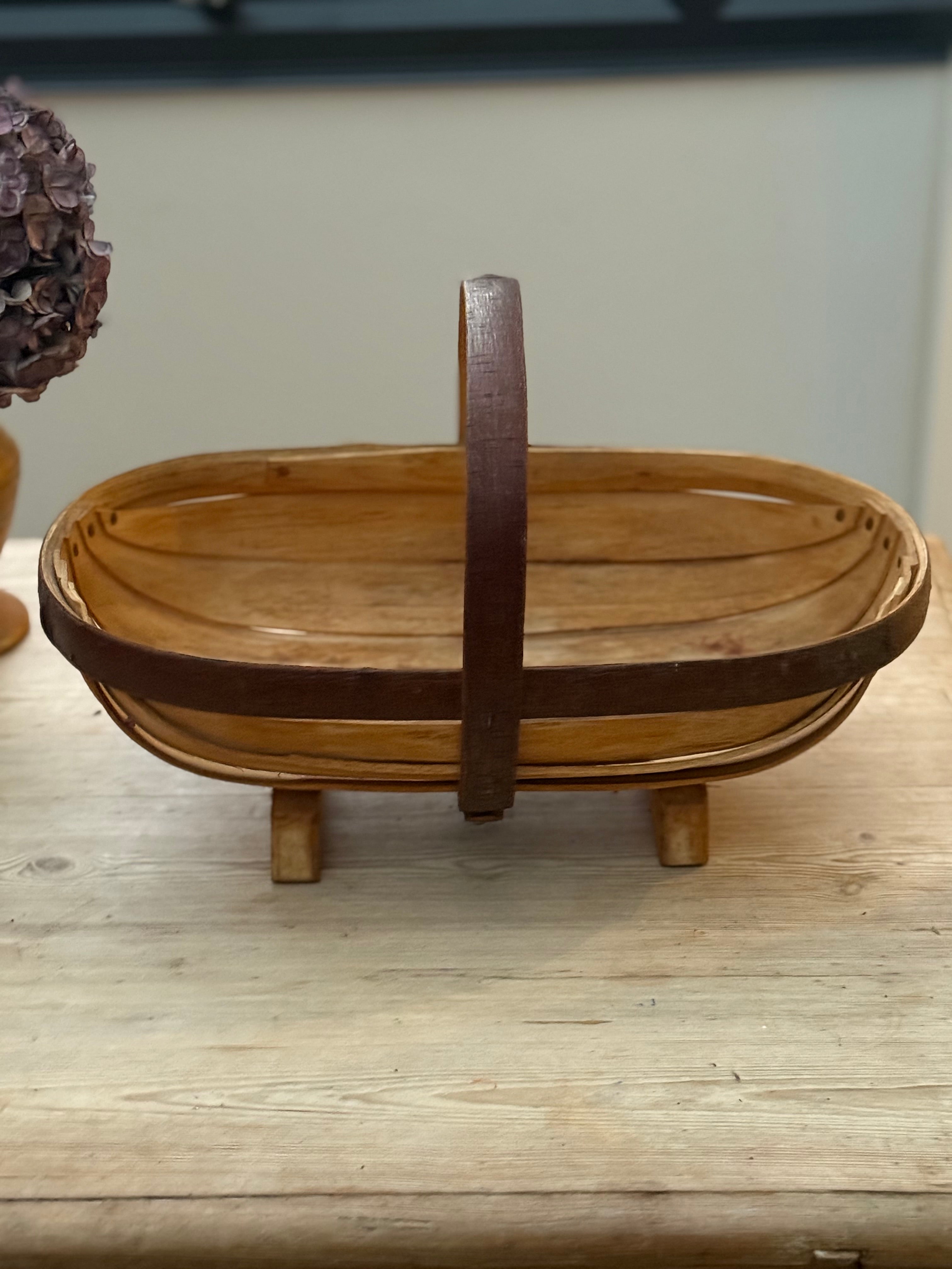 Circa 1940s: Vintage Sussex Wooden Trug