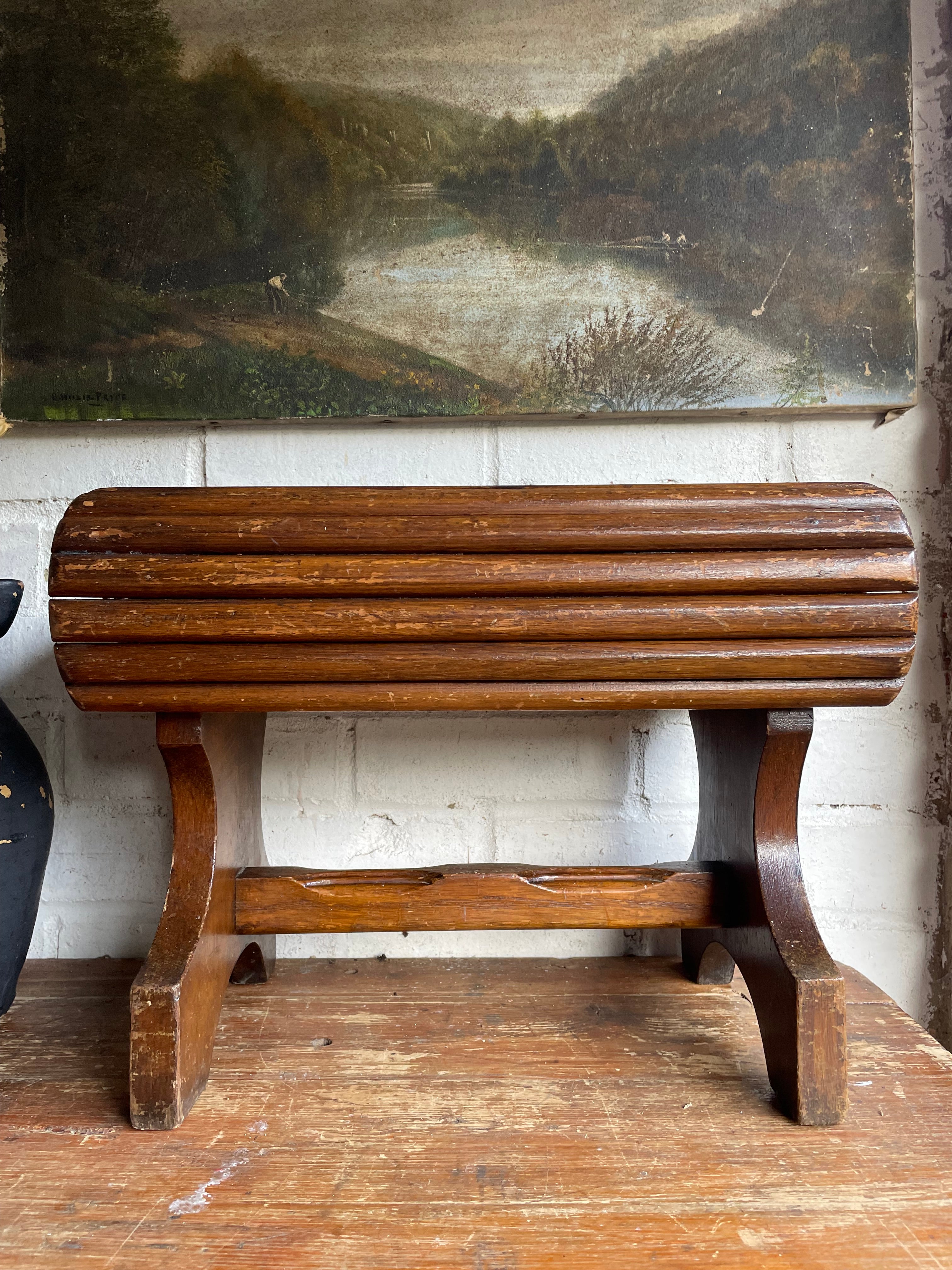 French Antique Little Bench