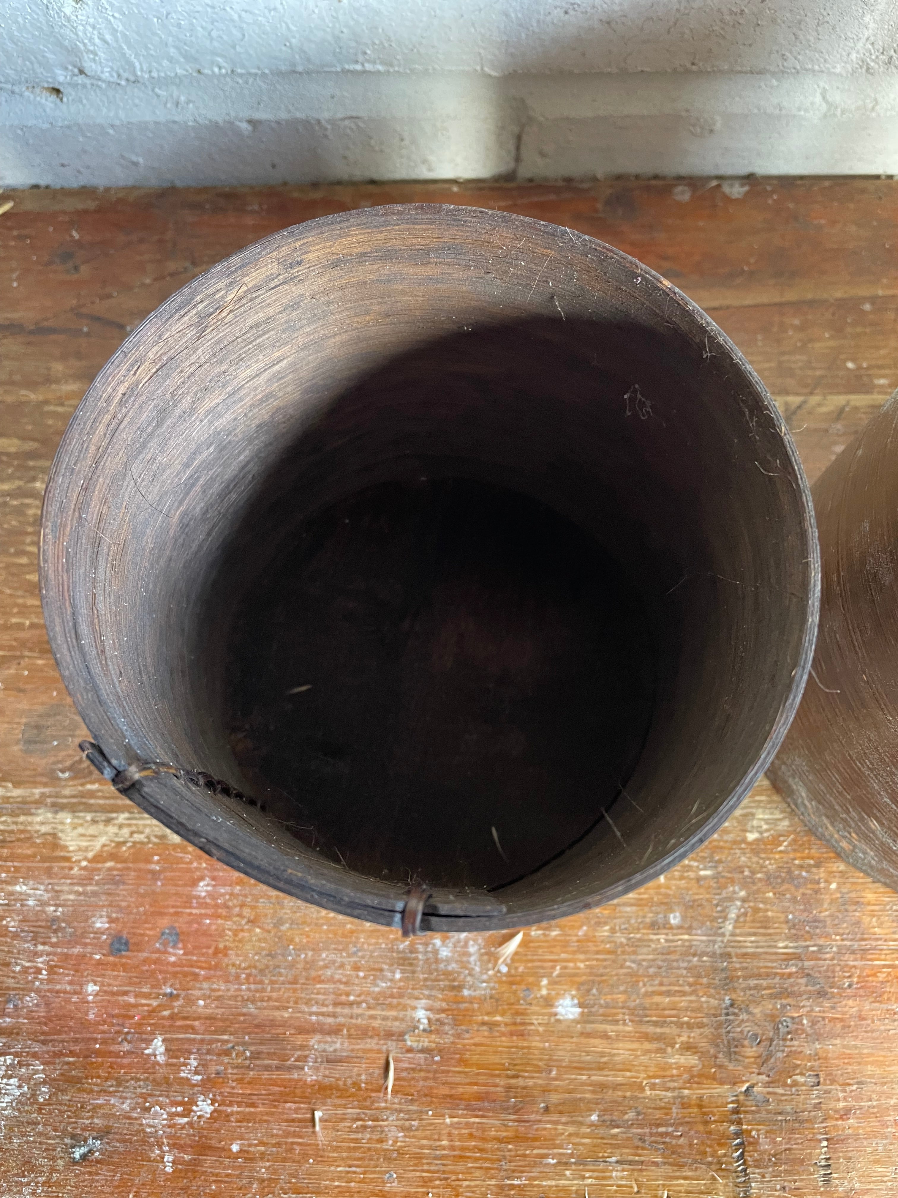 19th Century Bentwood Grain Measure Canister