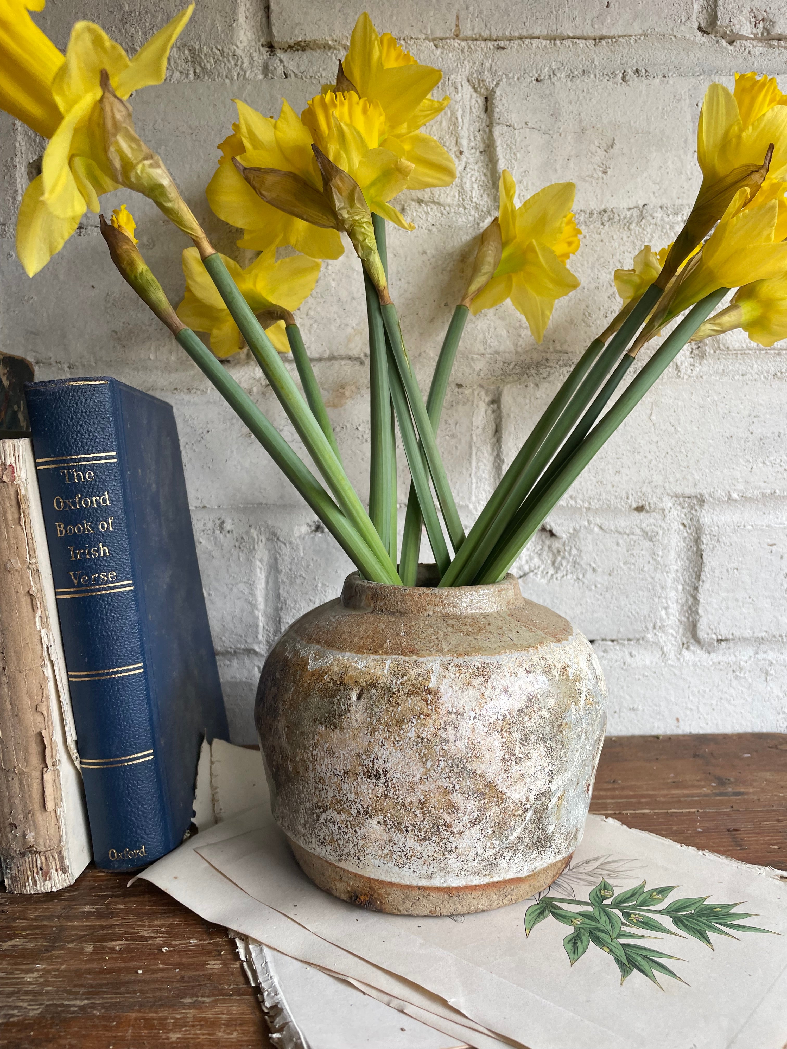 Speckled 19th Century Ginger Jar