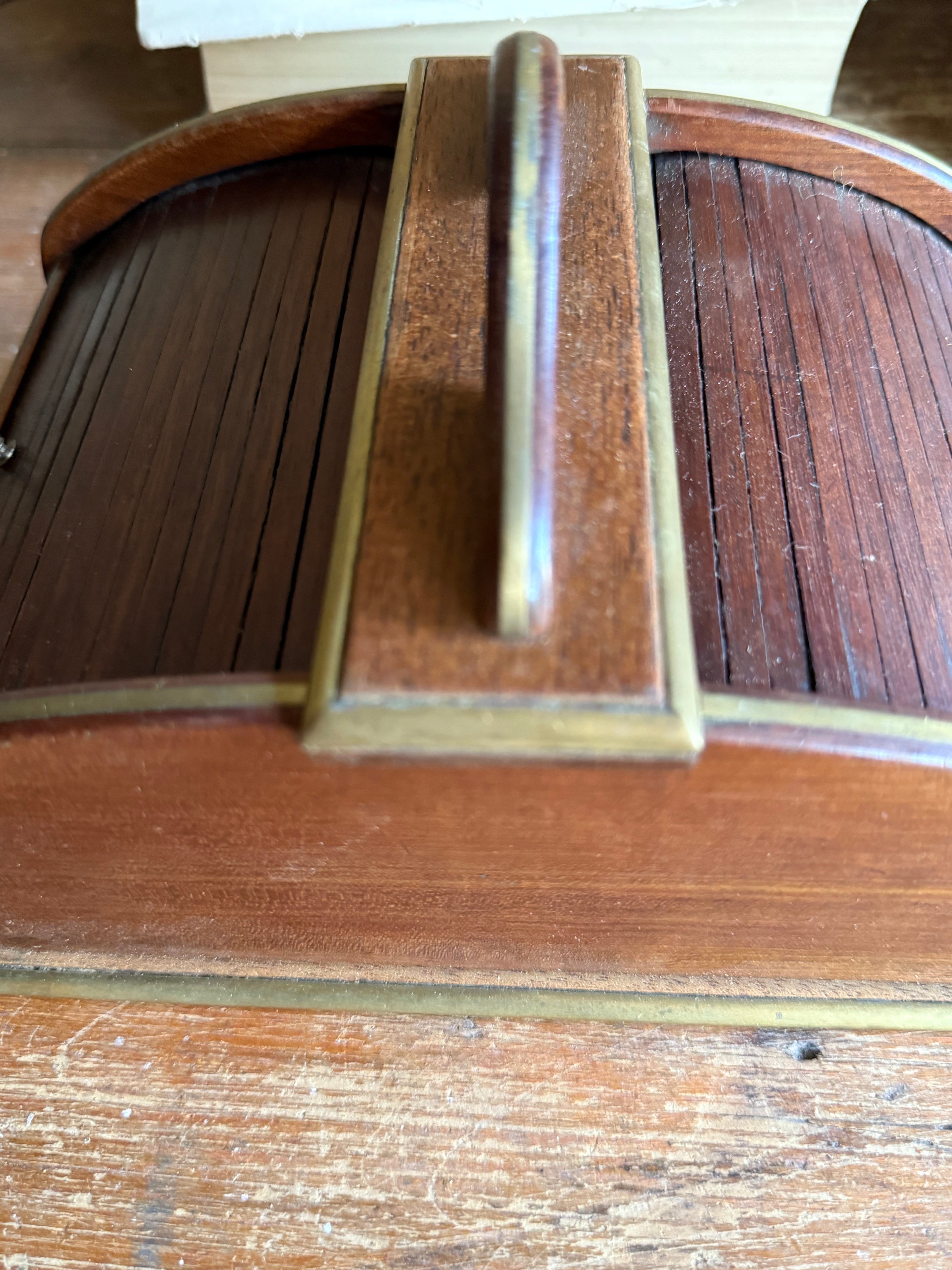 1920s Tambour Double-Sided Storage Case