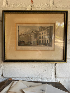 19th Century Framed Bookplate of St Paul’s School in London