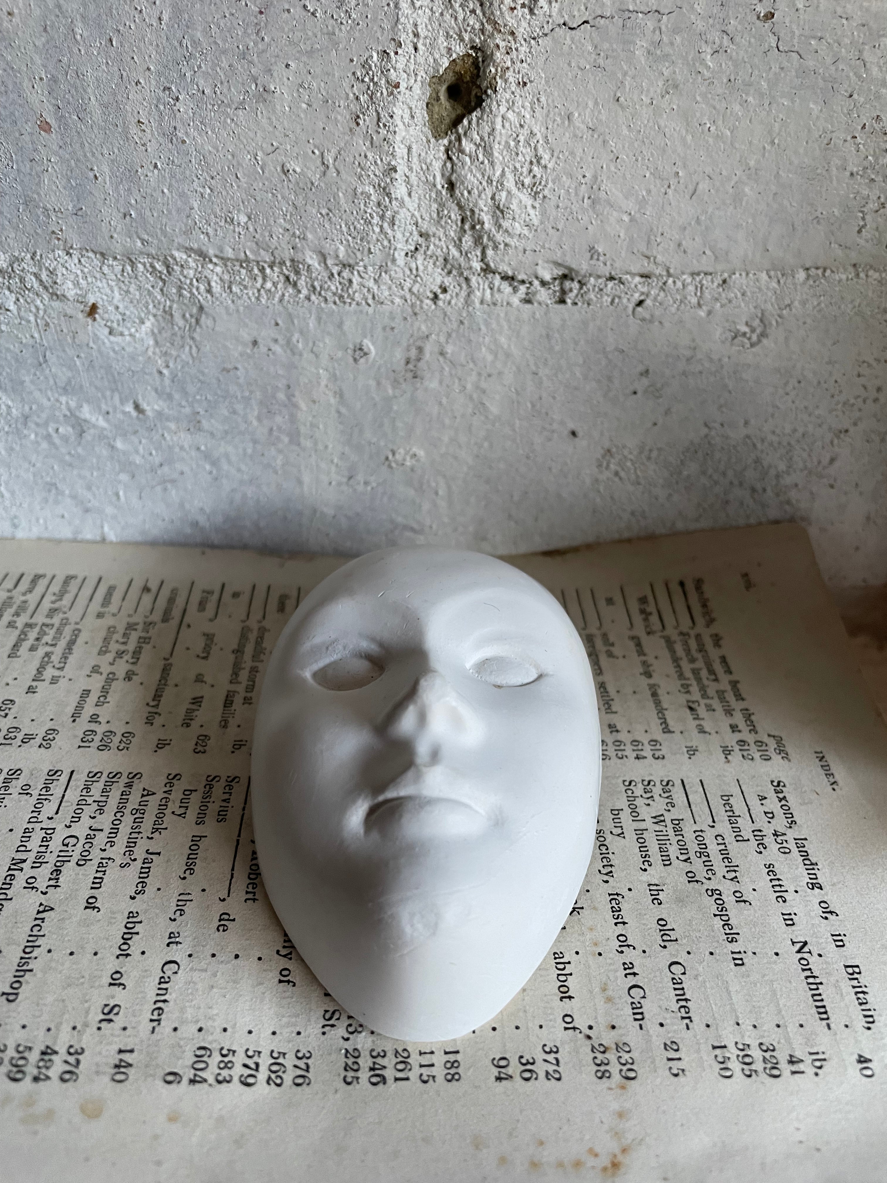 Small Decorative Sculptural Face