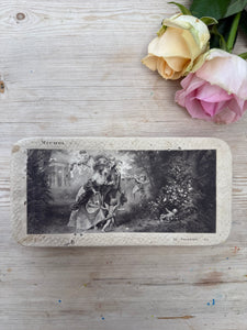 Antique French Baptism Paper Bonbon/ Chocolate Box circa 1900’s