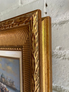 Belle Epoque French Riviera Oil on Canvas: Was £145 now £101.50 at checkout