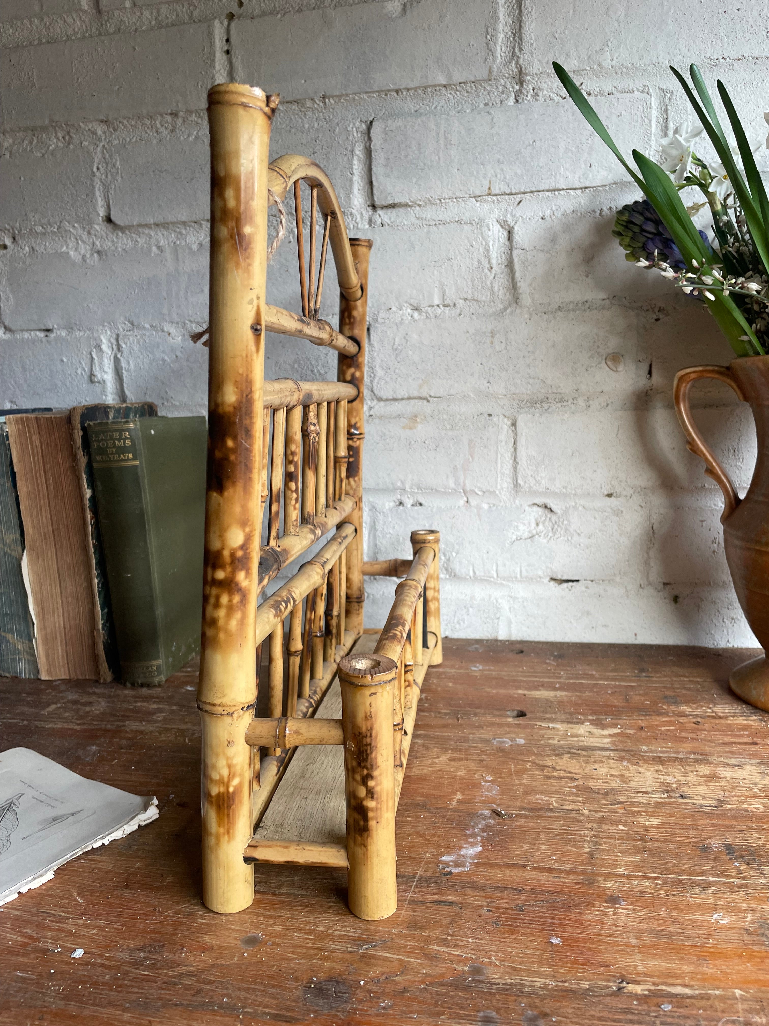 Bamboo Letter Holder