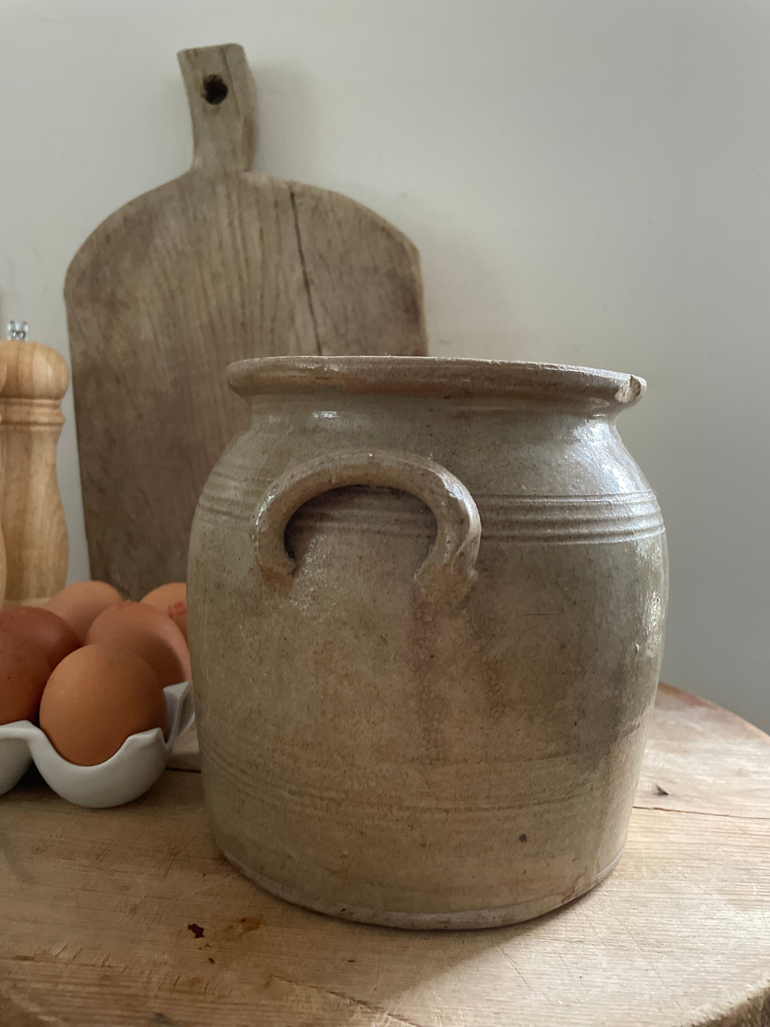 Stoneware Confit Pot