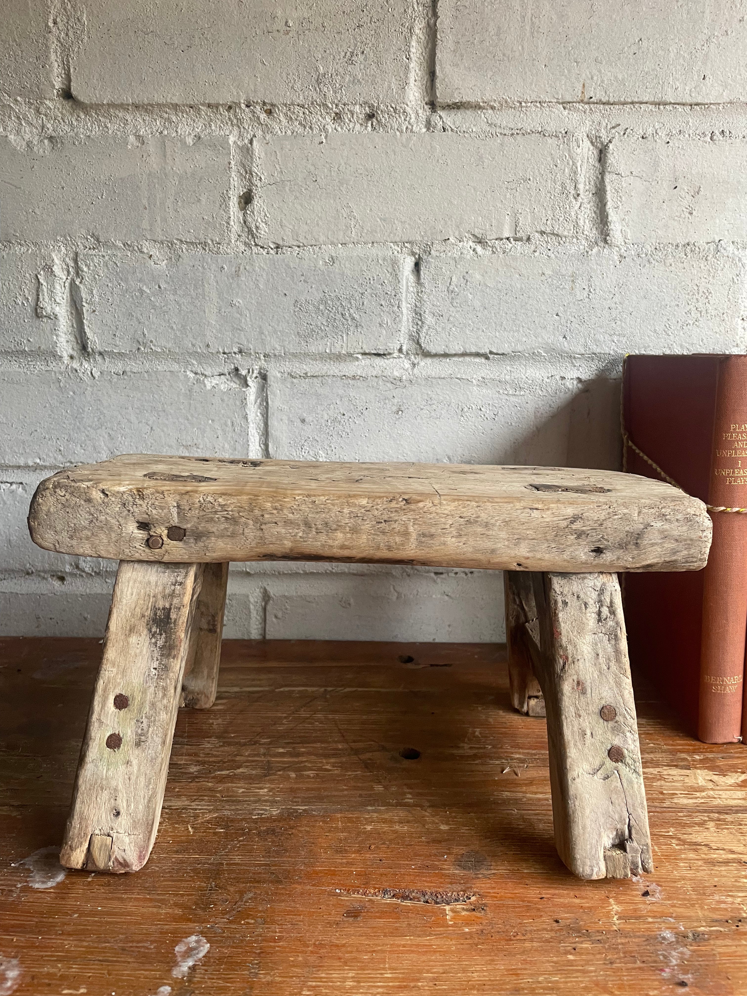 Little Rustic Stool 1