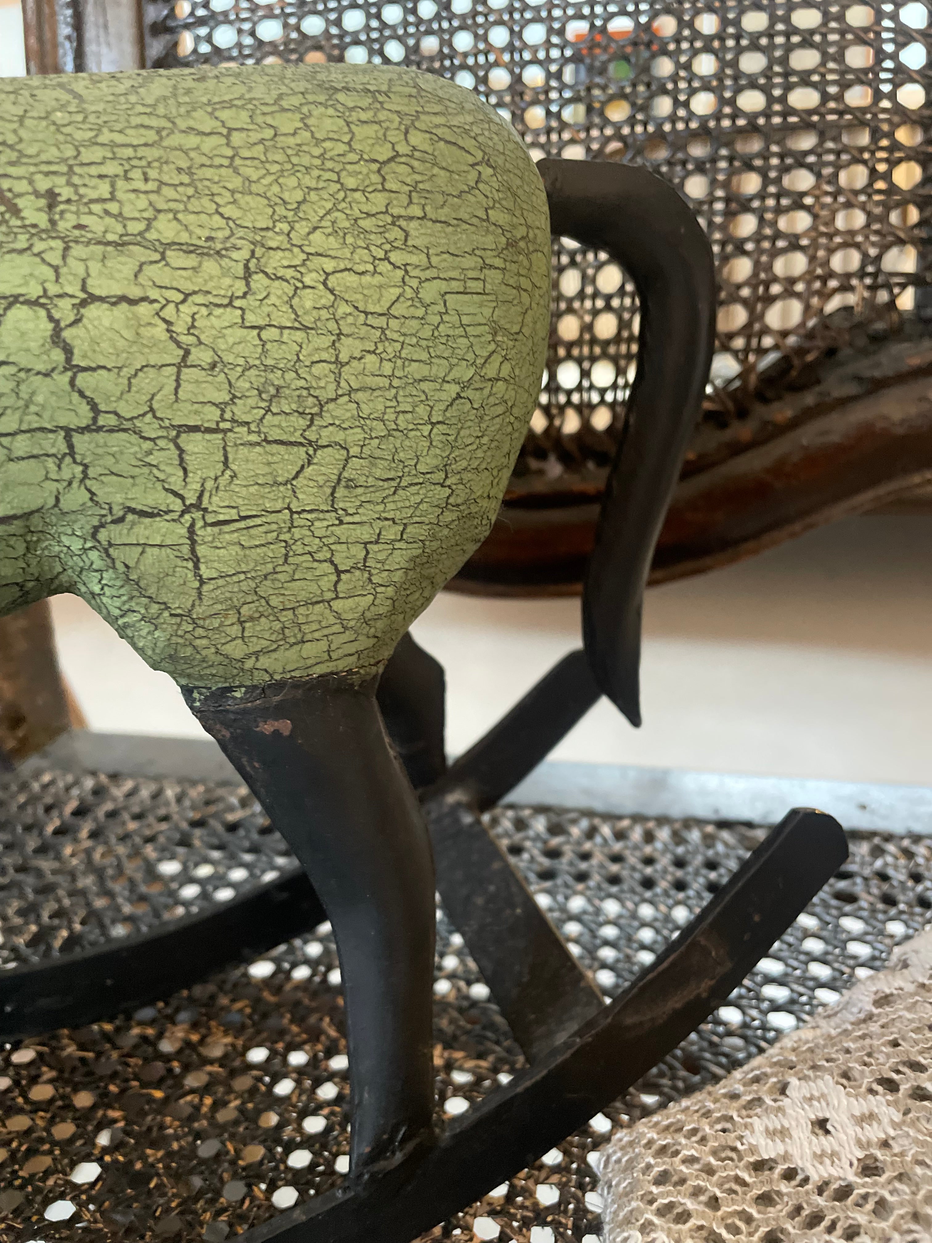 Vintage Table-Top Rocking Horse
