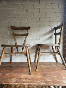 1950s Ercol School Stacking Chair  (one left)