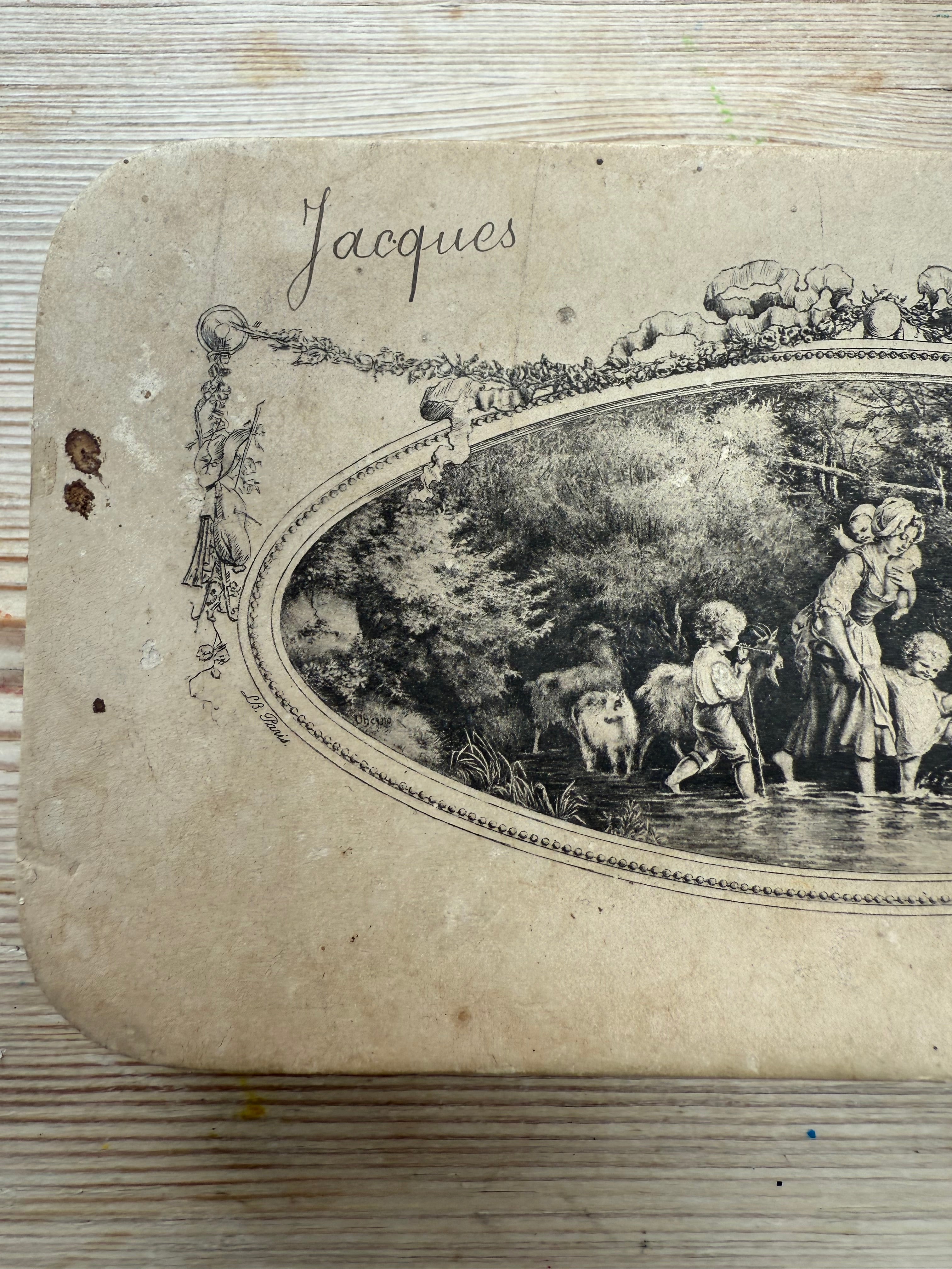 Antique French Baptism Paper Bonbon/ Chocolate Box circa 1900’s