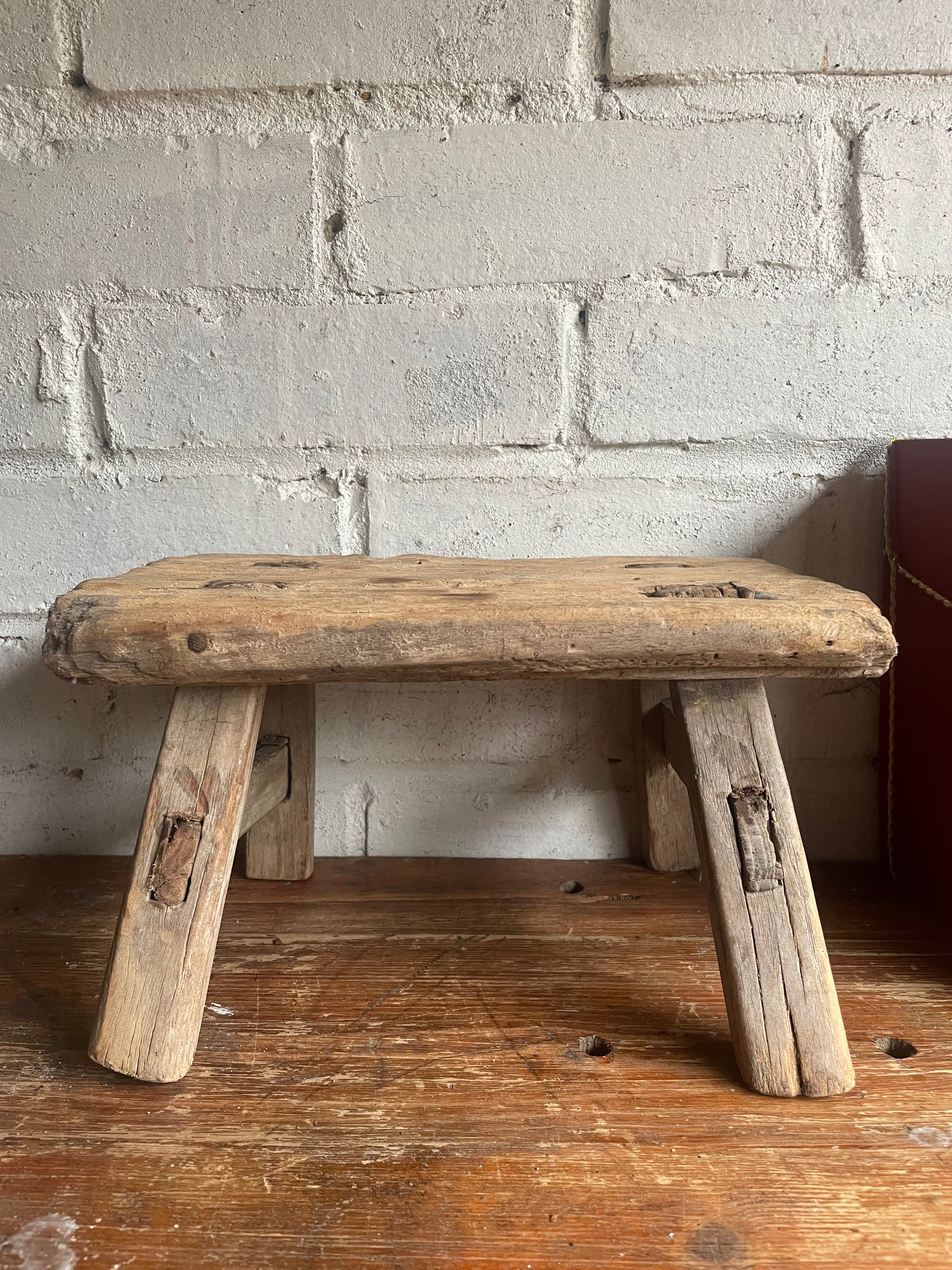 Little Rustic Stool 2