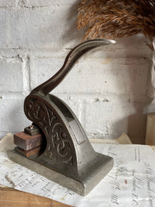 Decorative Victorian Letter Stamp