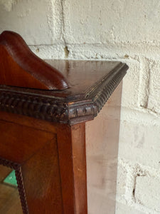 Early 20th Century French Mirrored Tabletop Cabinet with Drawer