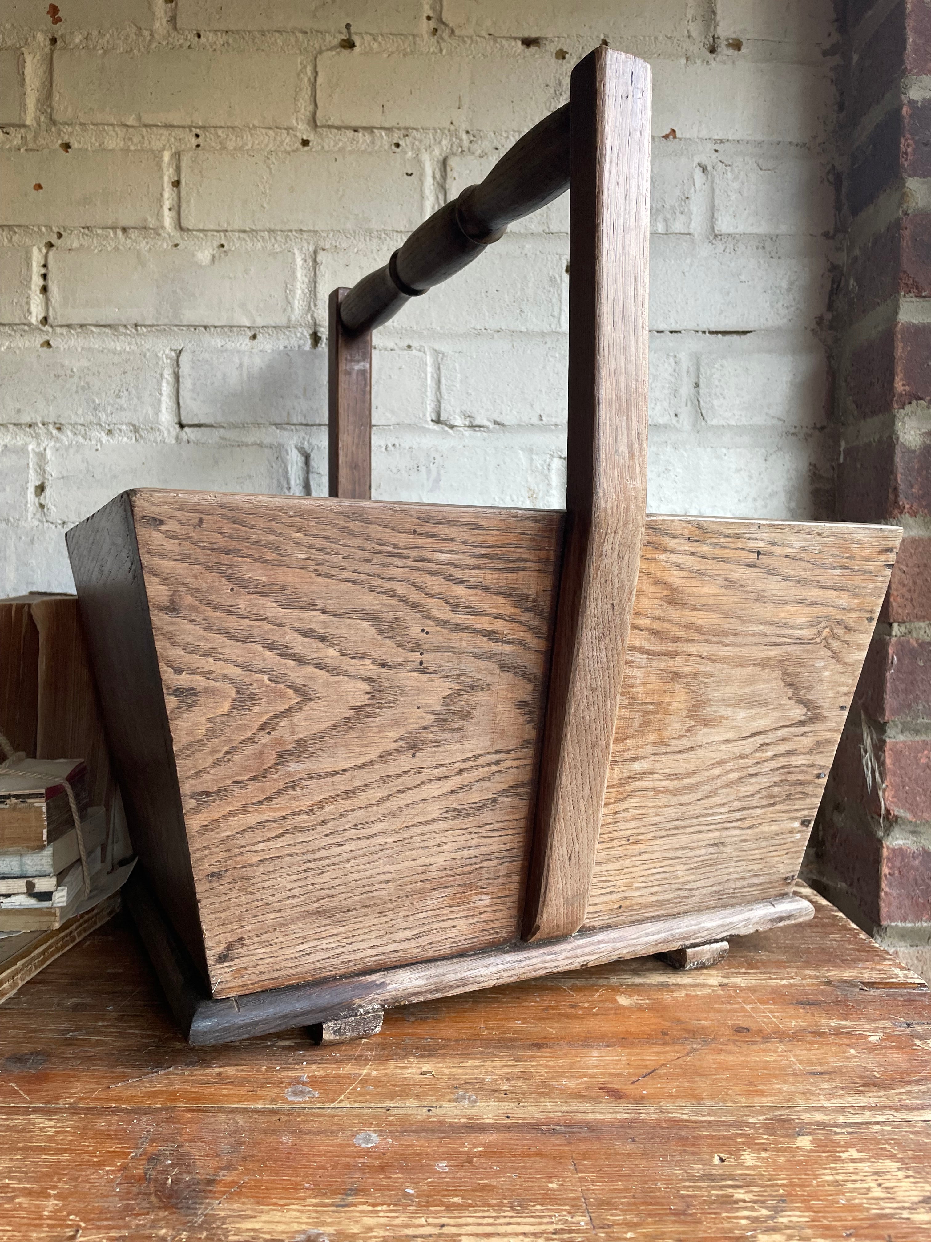 Early 1900s Chinese Elm Rice Basket