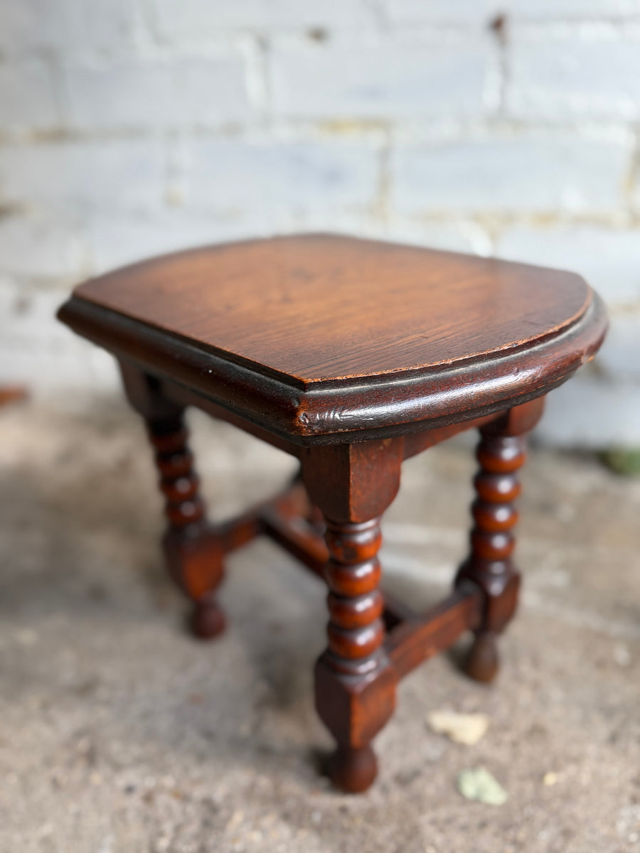 19th Century Small Oak Bobbin Stools – Reclectic