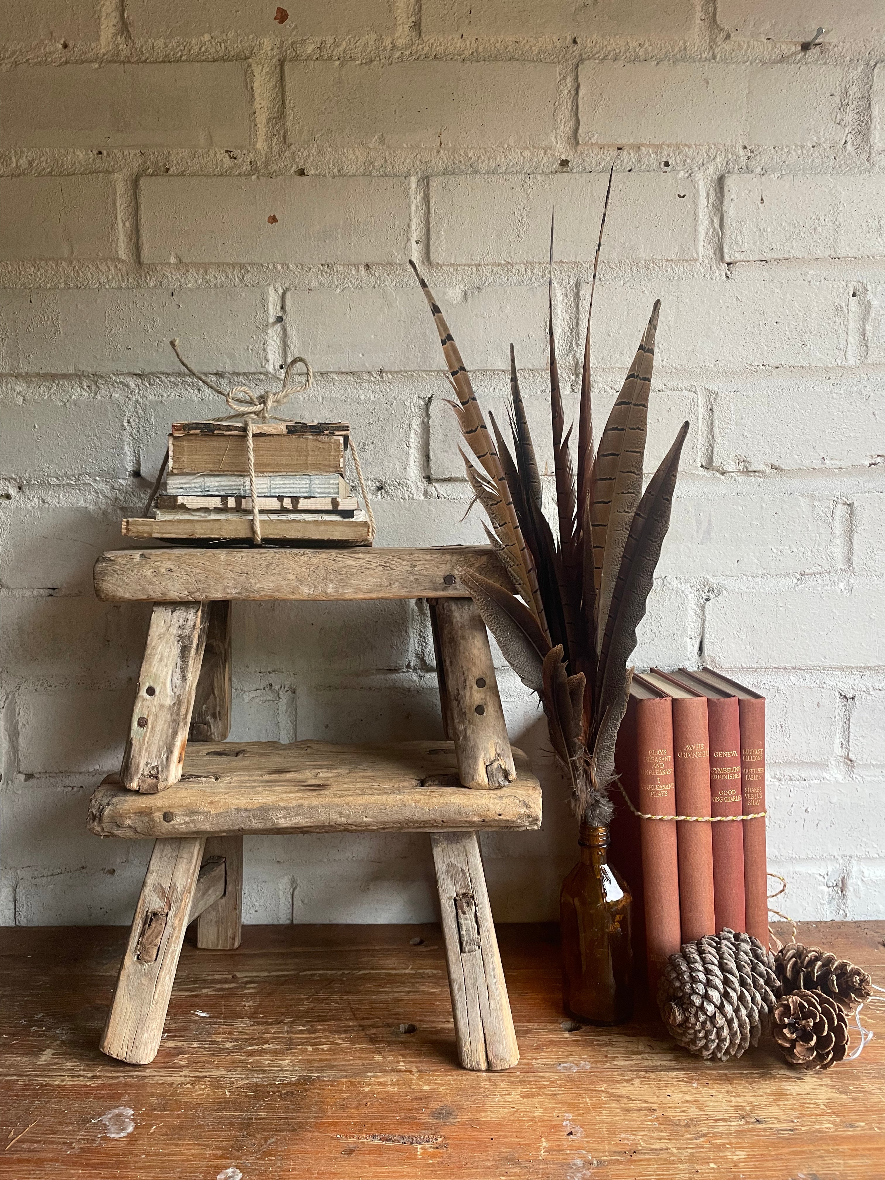 Little Rustic Stool 1