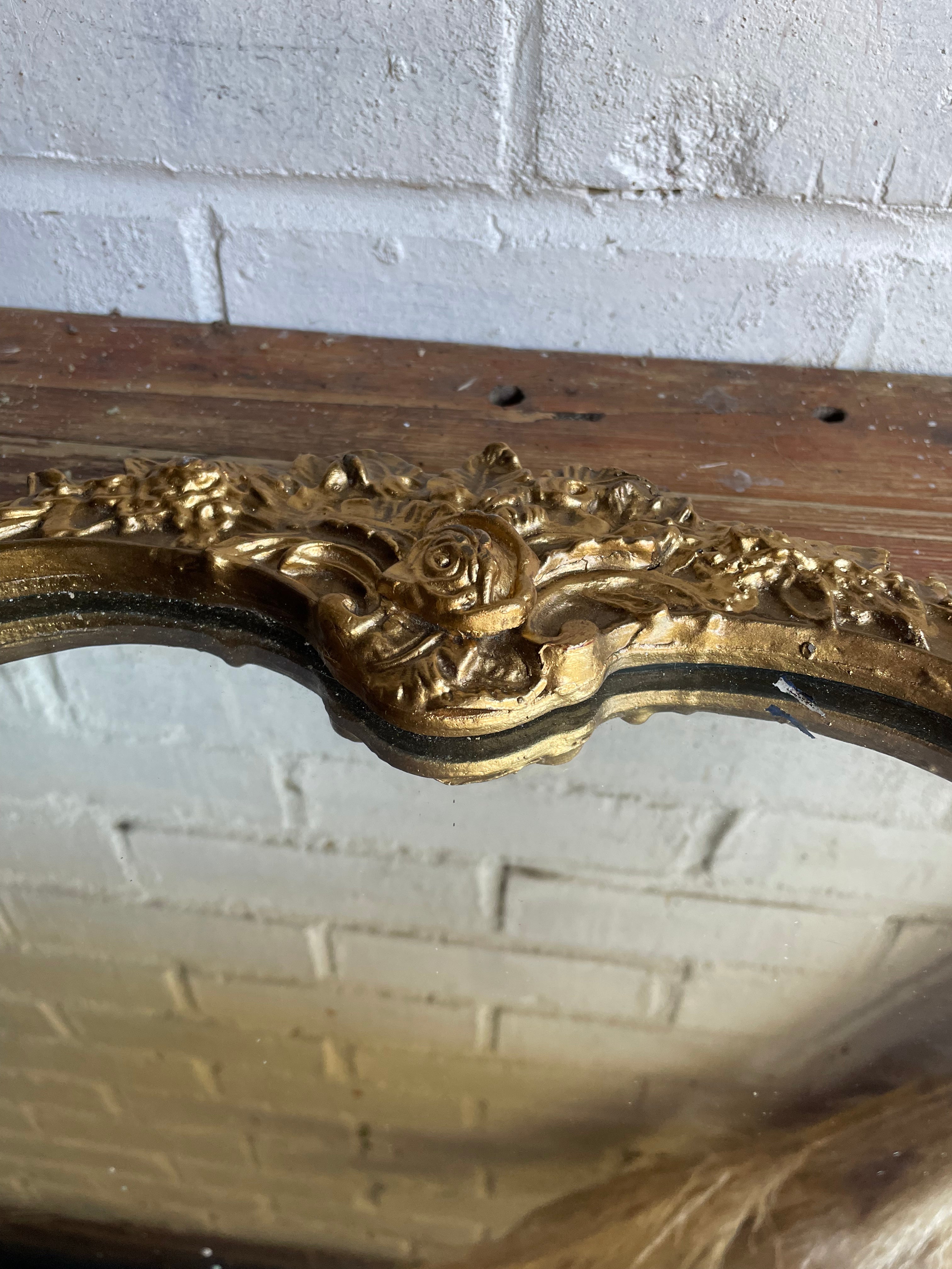 Large Gold Decorative Mirror
