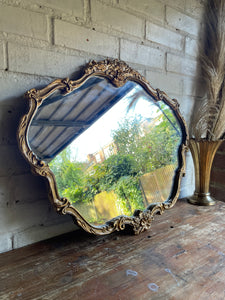 Large Gold Decorative Mirror