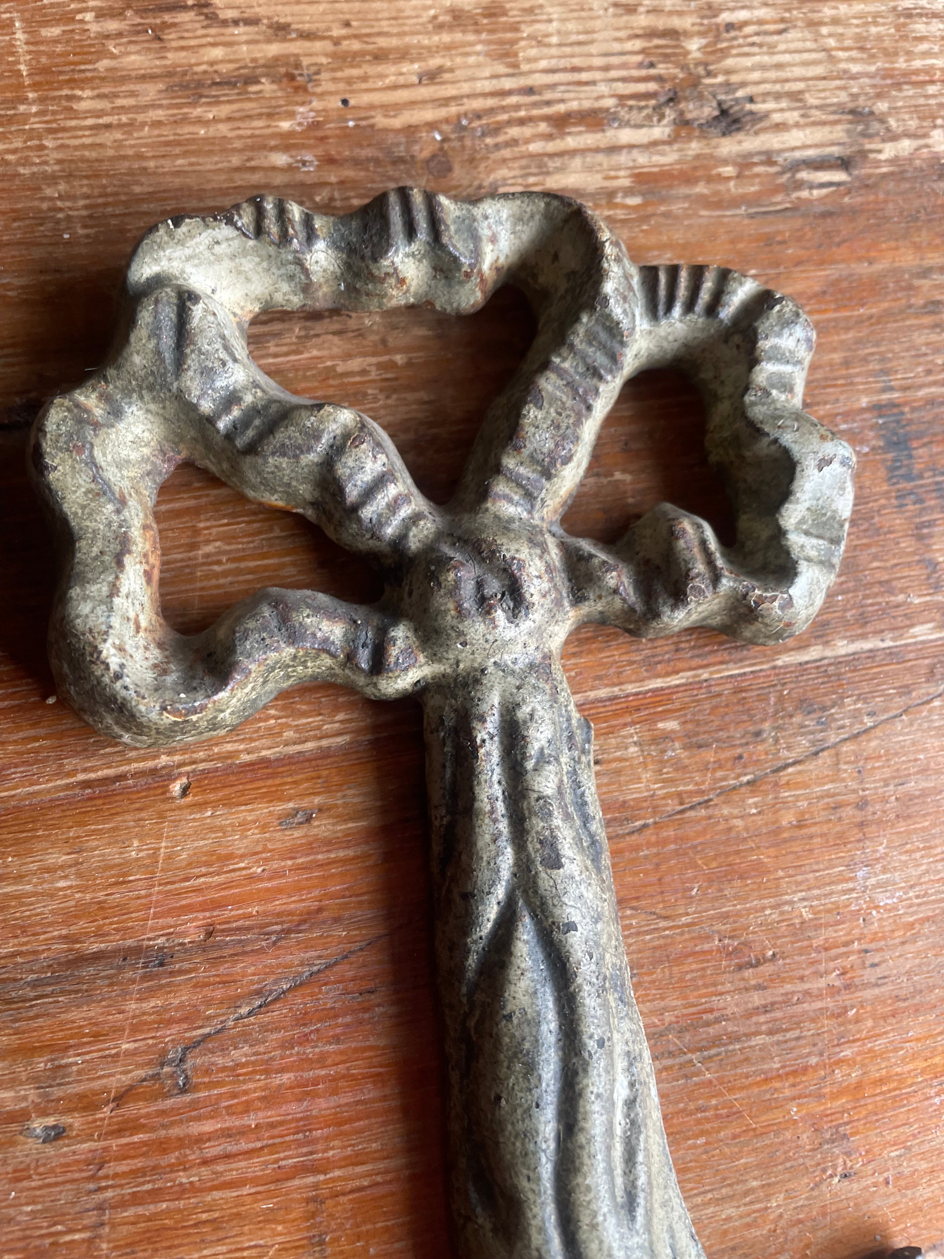 French Cast Iron Wall Candle Sconce