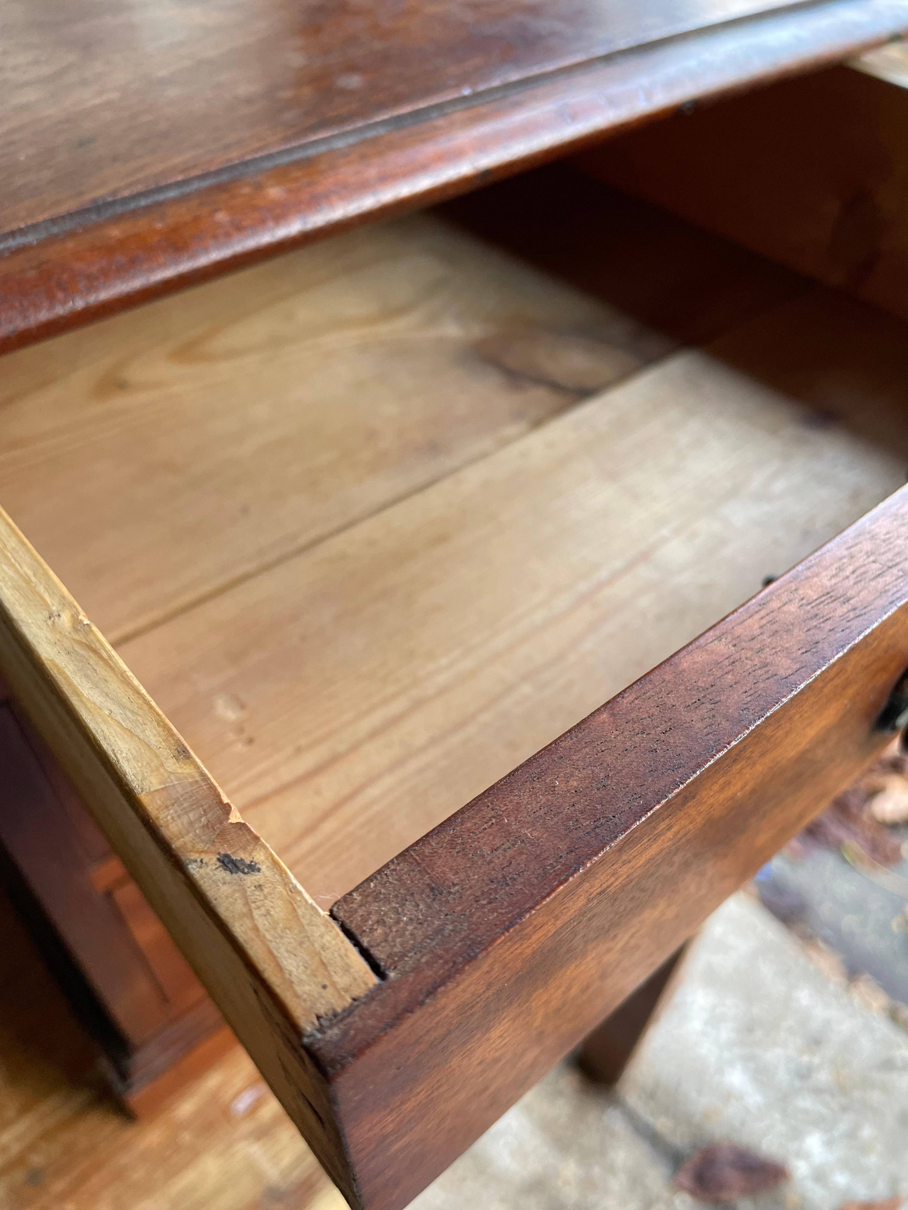 UK only delivery. 1930s American Tabletop Drawers with Brass Handles. Were £100 now £65 at checkout