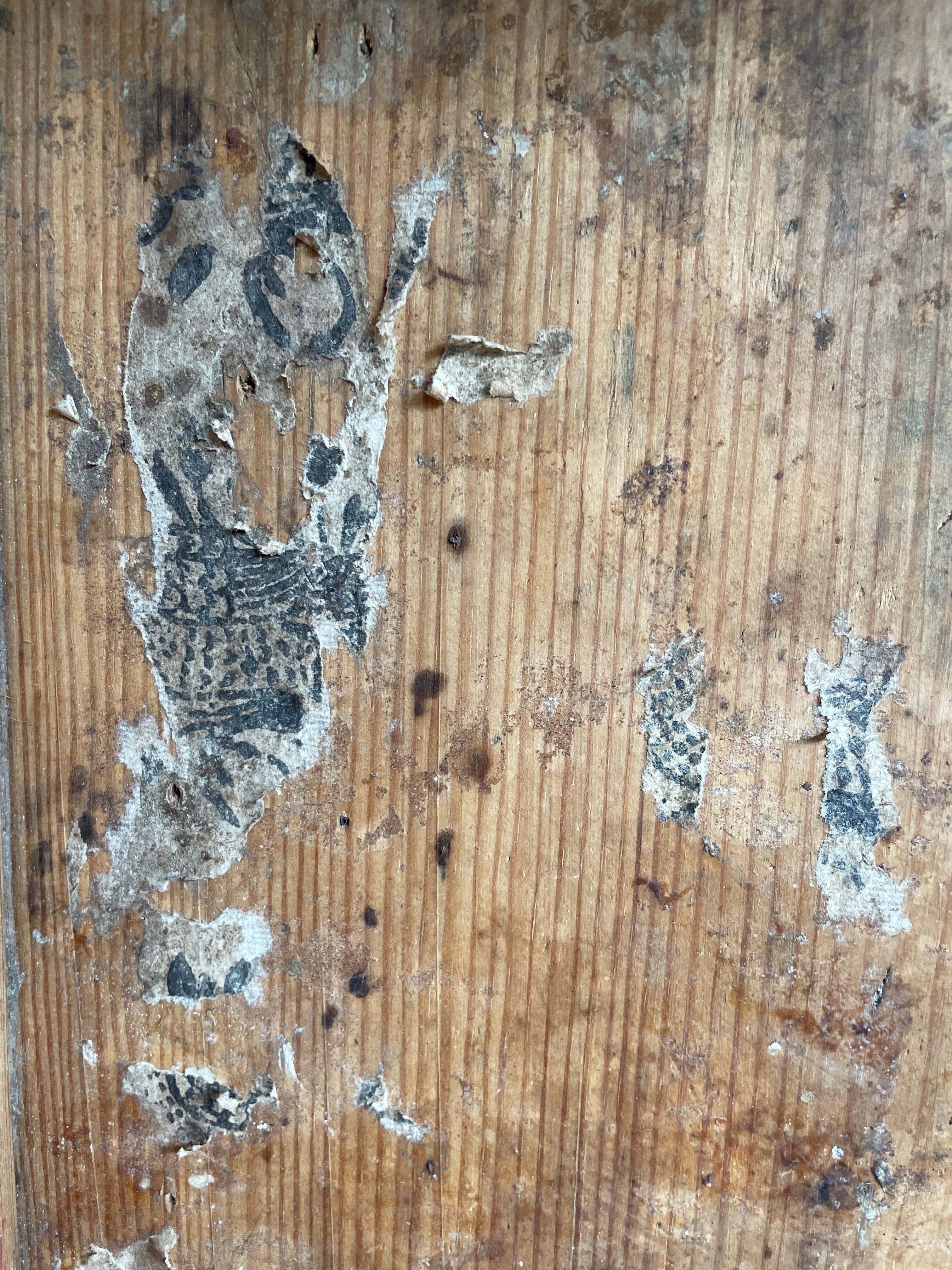 19th Century Chest with Original Iron Handles