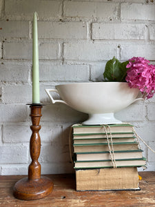 1940s Turned Wooden Candlestick