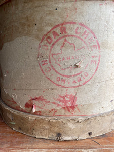 Large Vintage Canadian Cheese Box