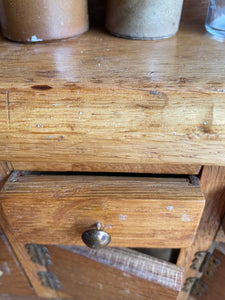 Vintage Miniature Oak Welsh Dresser