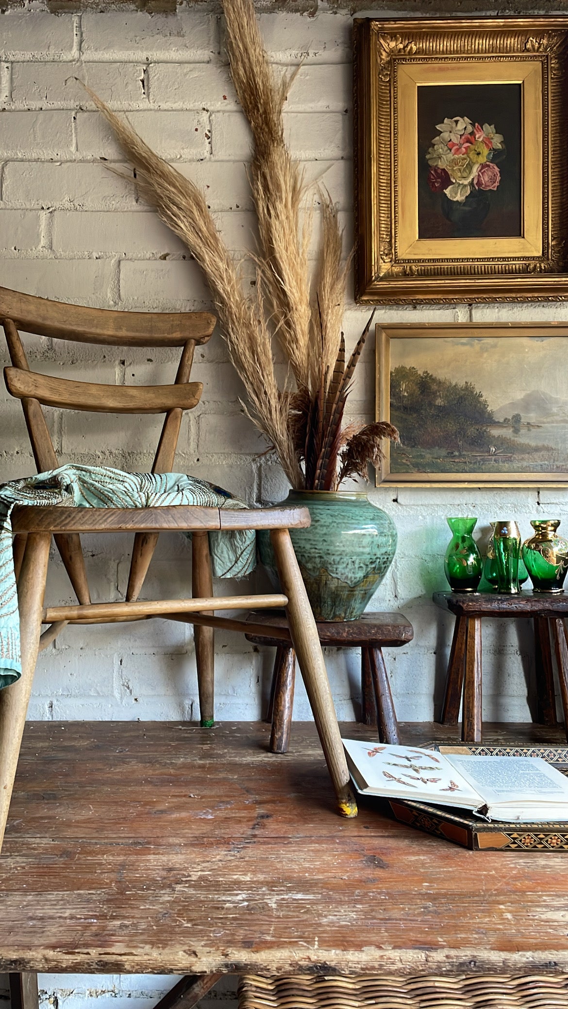 1950s Ercol School Stacking Chair  (one left)