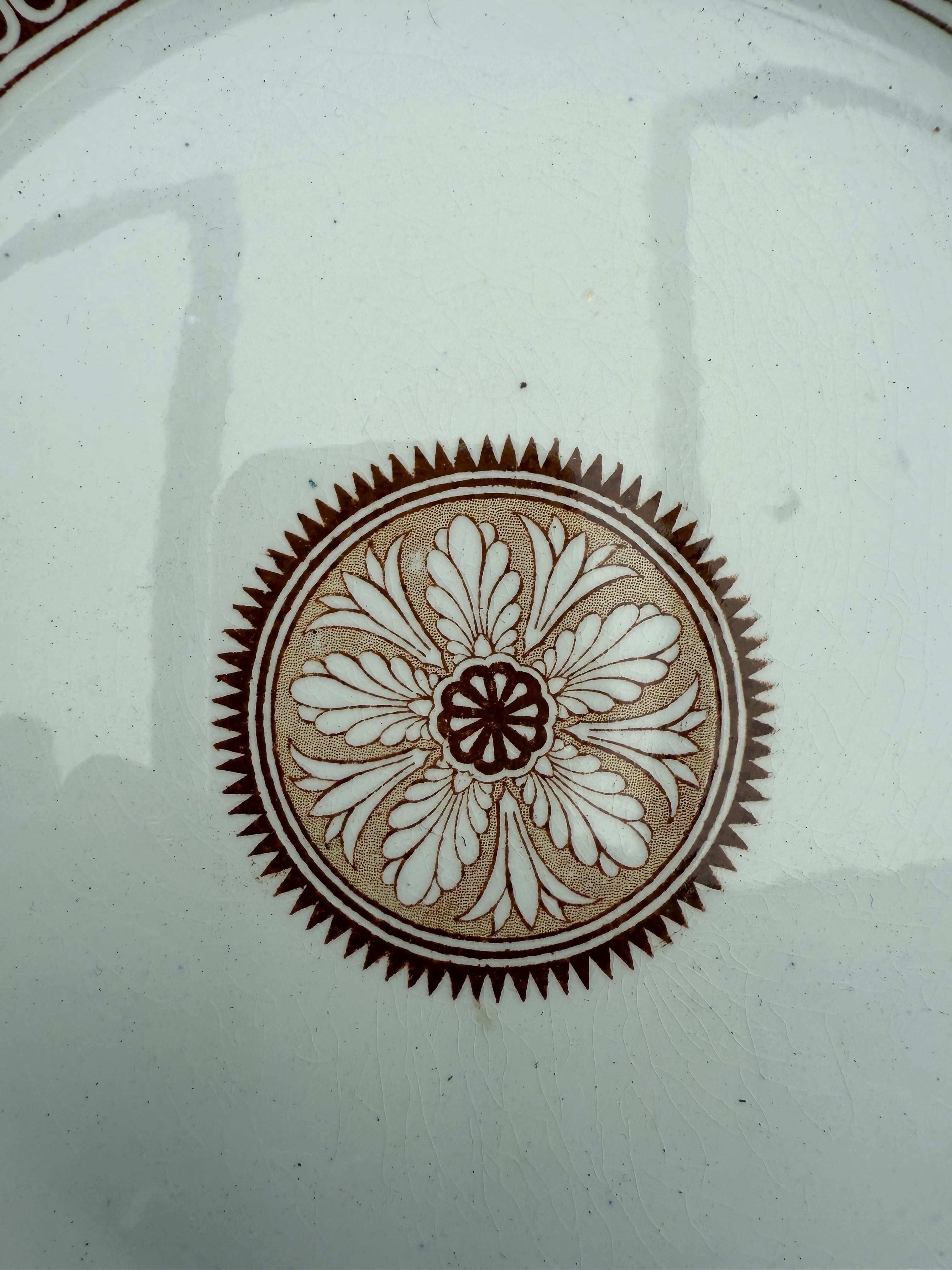 19th Century Copeland Spode Porcelain Transferware Plate